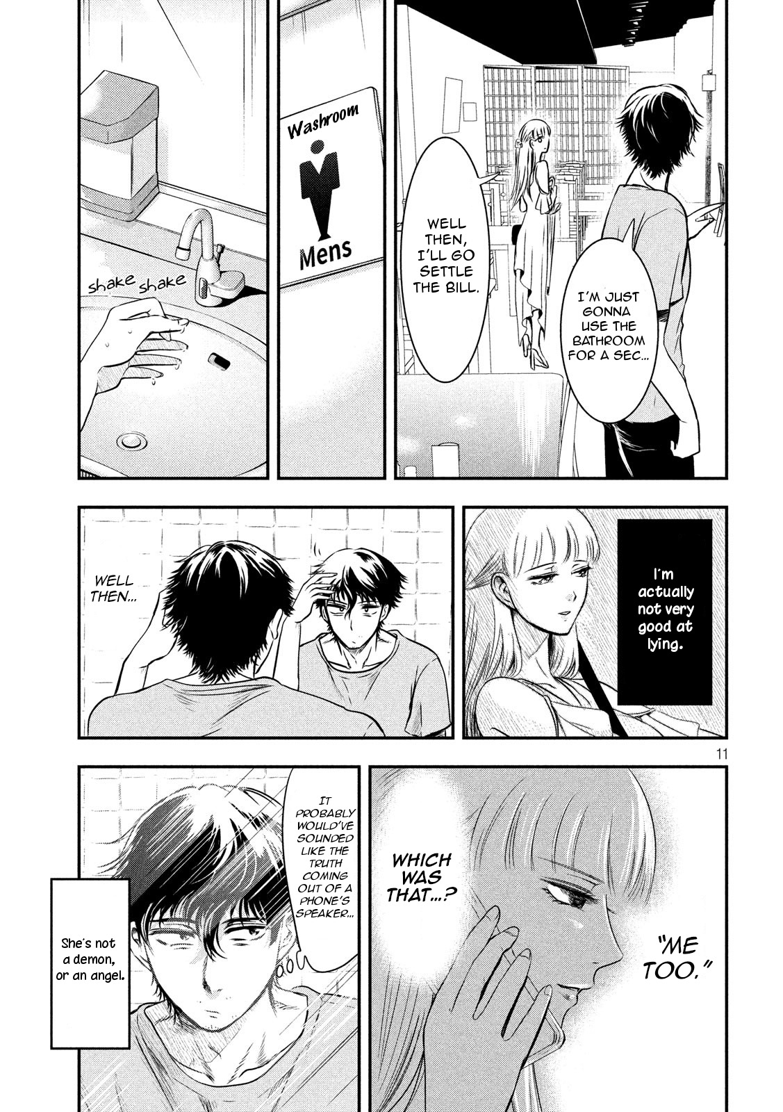 Eating Crab with a Yukionna Chapter 6 page 11 - Chapter 6: Lies and Truth