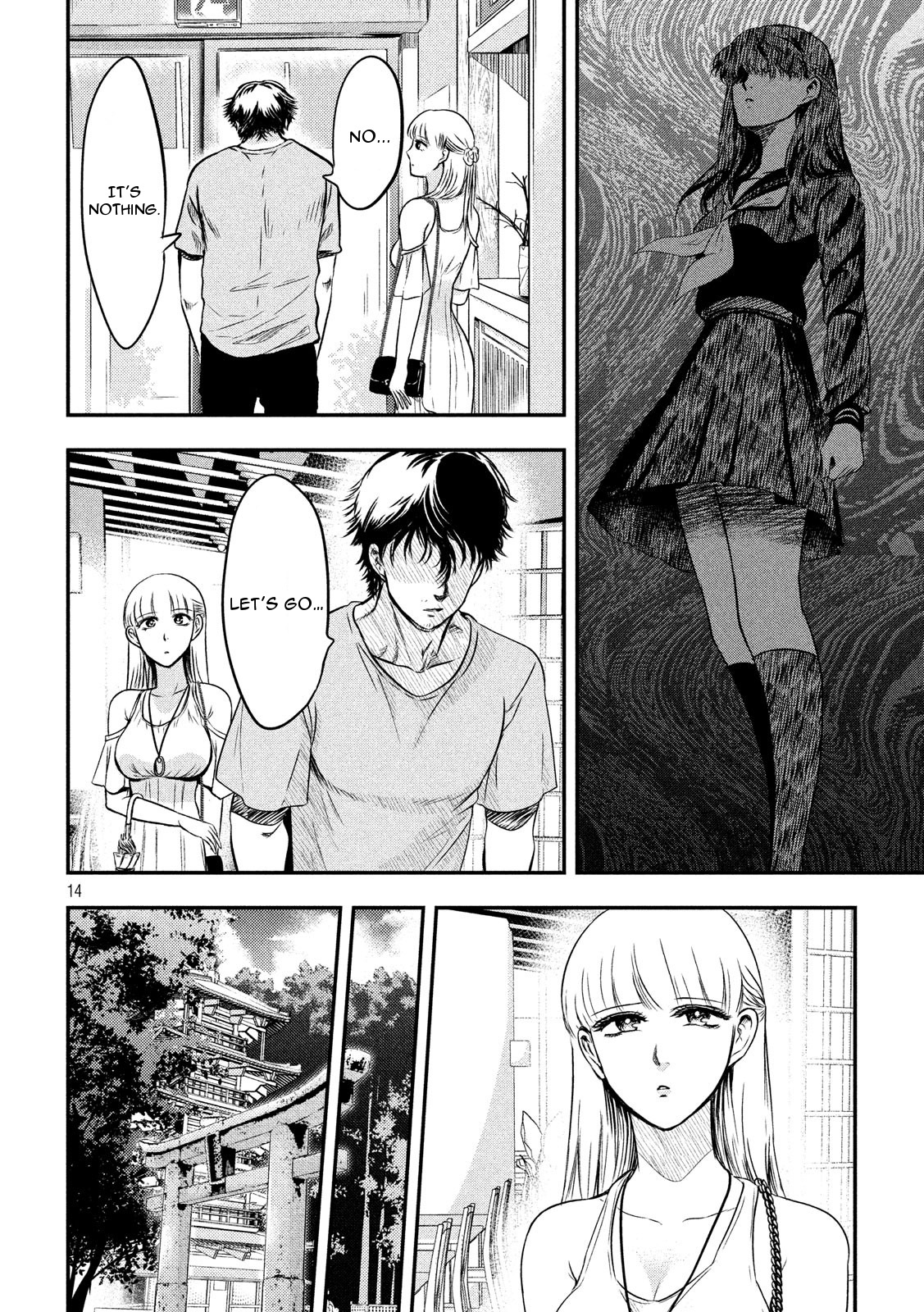 Eating Crab with a Yukionna Chapter 6 page 14 - Chapter 6: Lies and Truth