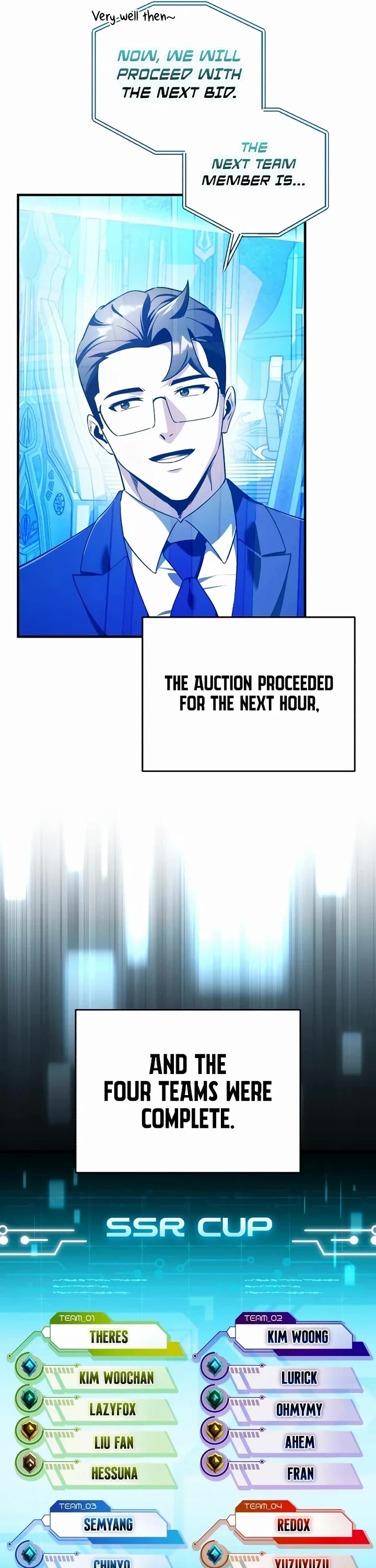 Echoes of the Reverse Planet Chapter 32 page 38 - Chapter 32: Team Auction