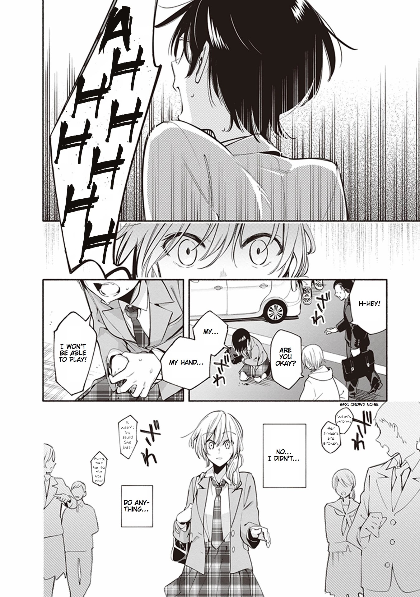 Eclair - Anata ni Hibiku Yuri Anthology Chapter 1.1 page 10 - Vol.1 Chapter 1: Happiness in the Shape of a Scar