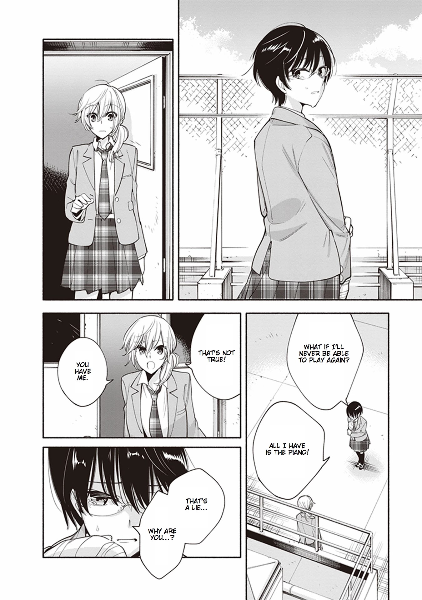 Eclair - Anata ni Hibiku Yuri Anthology Chapter 1.1 page 12 - Vol.1 Chapter 1: Happiness in the Shape of a Scar