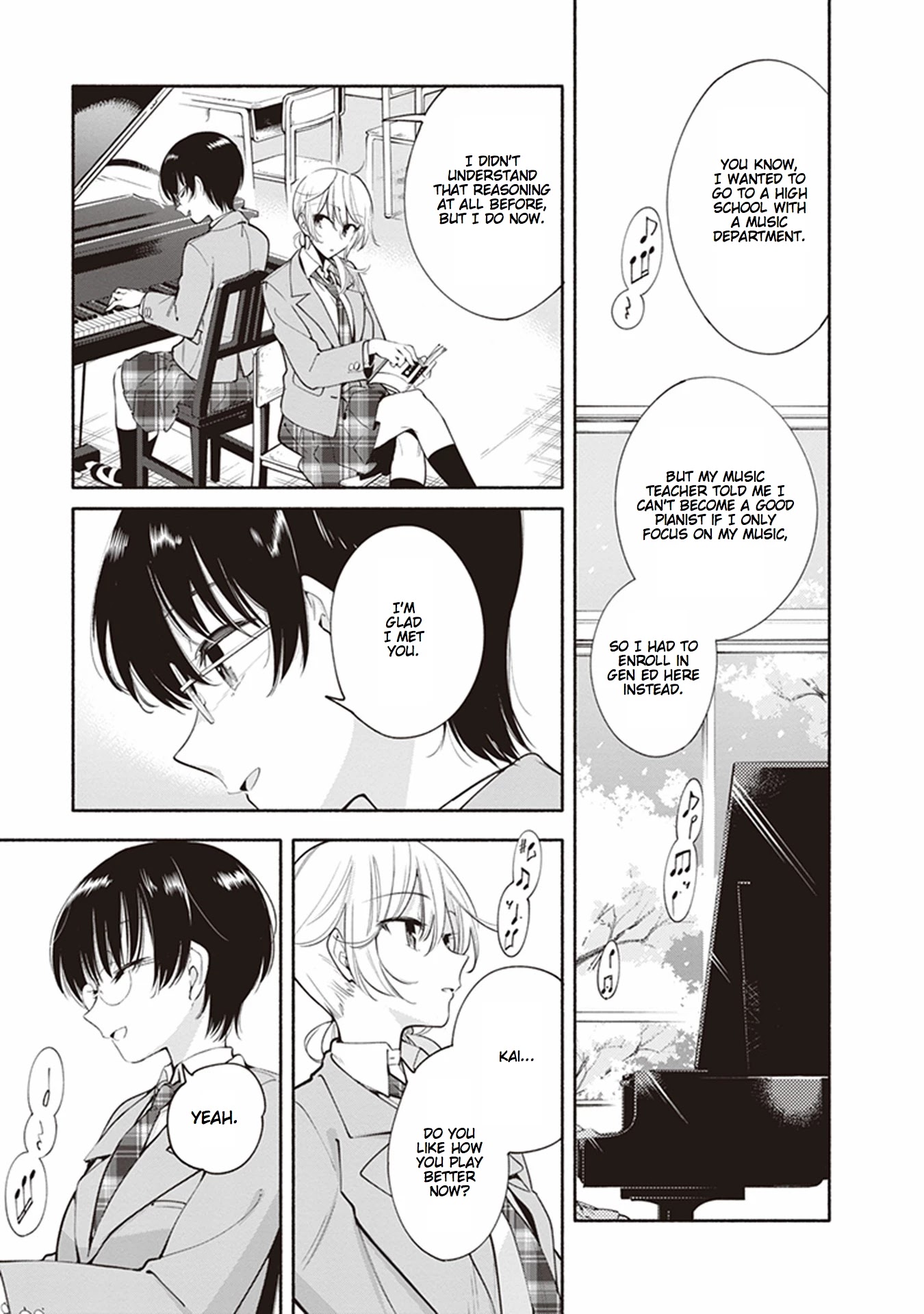 Eclair - Anata ni Hibiku Yuri Anthology Chapter 1.1 page 15 - Vol.1 Chapter 1: Happiness in the Shape of a Scar