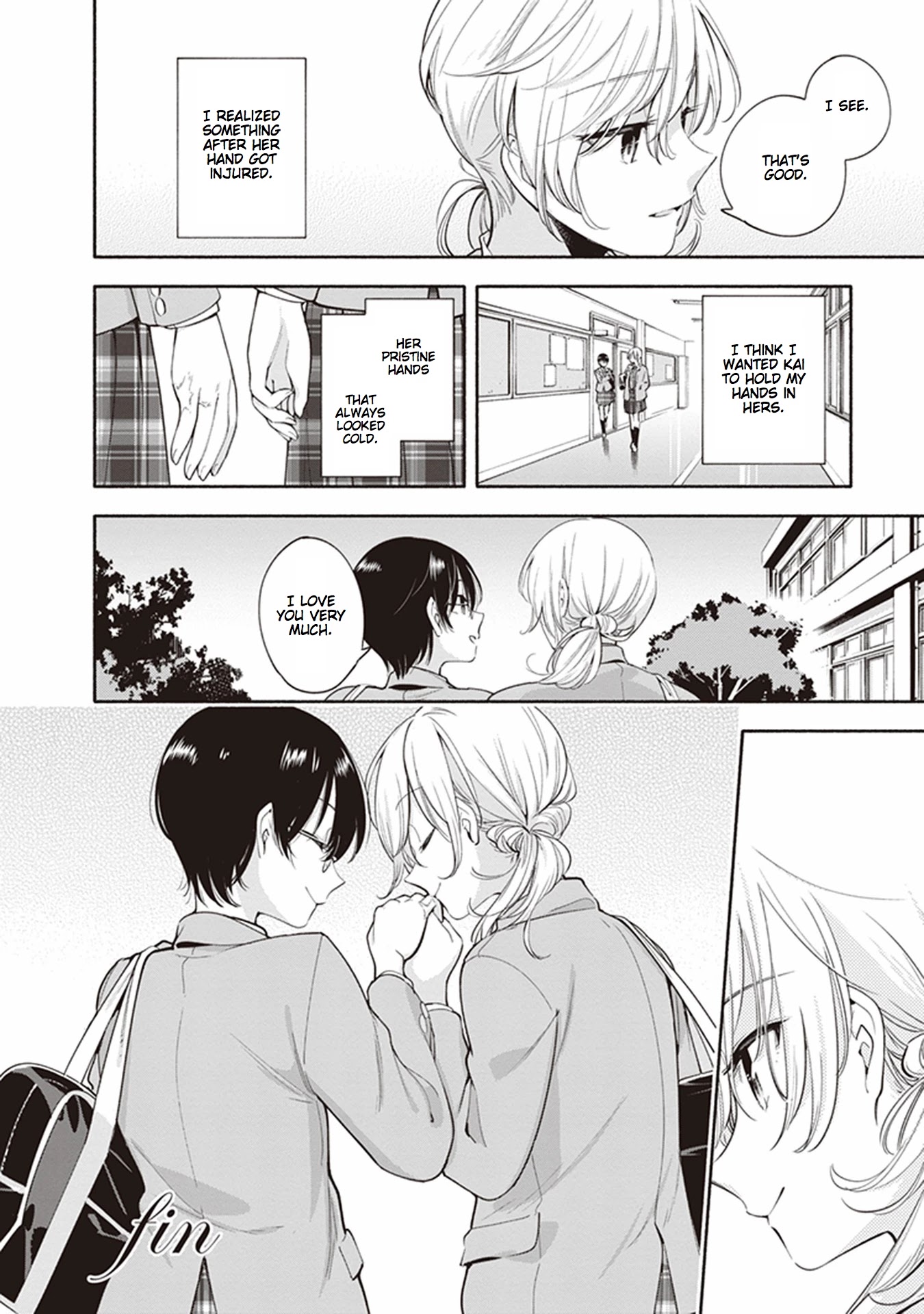 Eclair - Anata ni Hibiku Yuri Anthology Chapter 1.1 page 16 - Vol.1 Chapter 1: Happiness in the Shape of a Scar