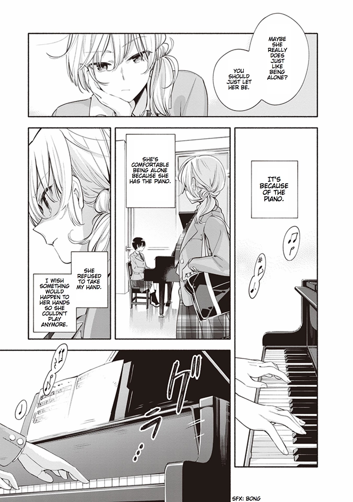 Eclair - Anata ni Hibiku Yuri Anthology Chapter 1.1 page 7 - Vol.1 Chapter 1: Happiness in the Shape of a Scar