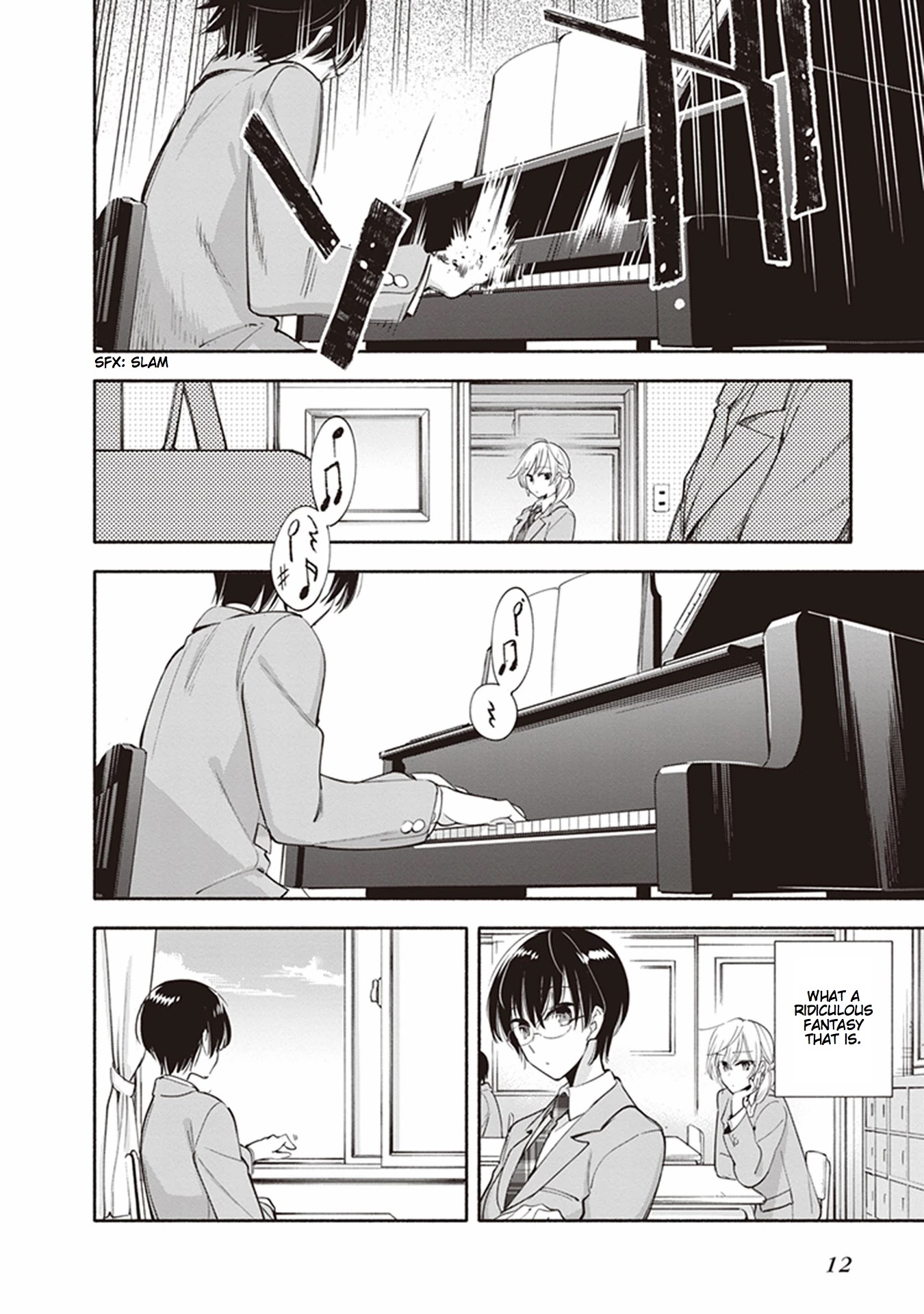 Eclair - Anata ni Hibiku Yuri Anthology Chapter 1.1 page 8 - Vol.1 Chapter 1: Happiness in the Shape of a Scar