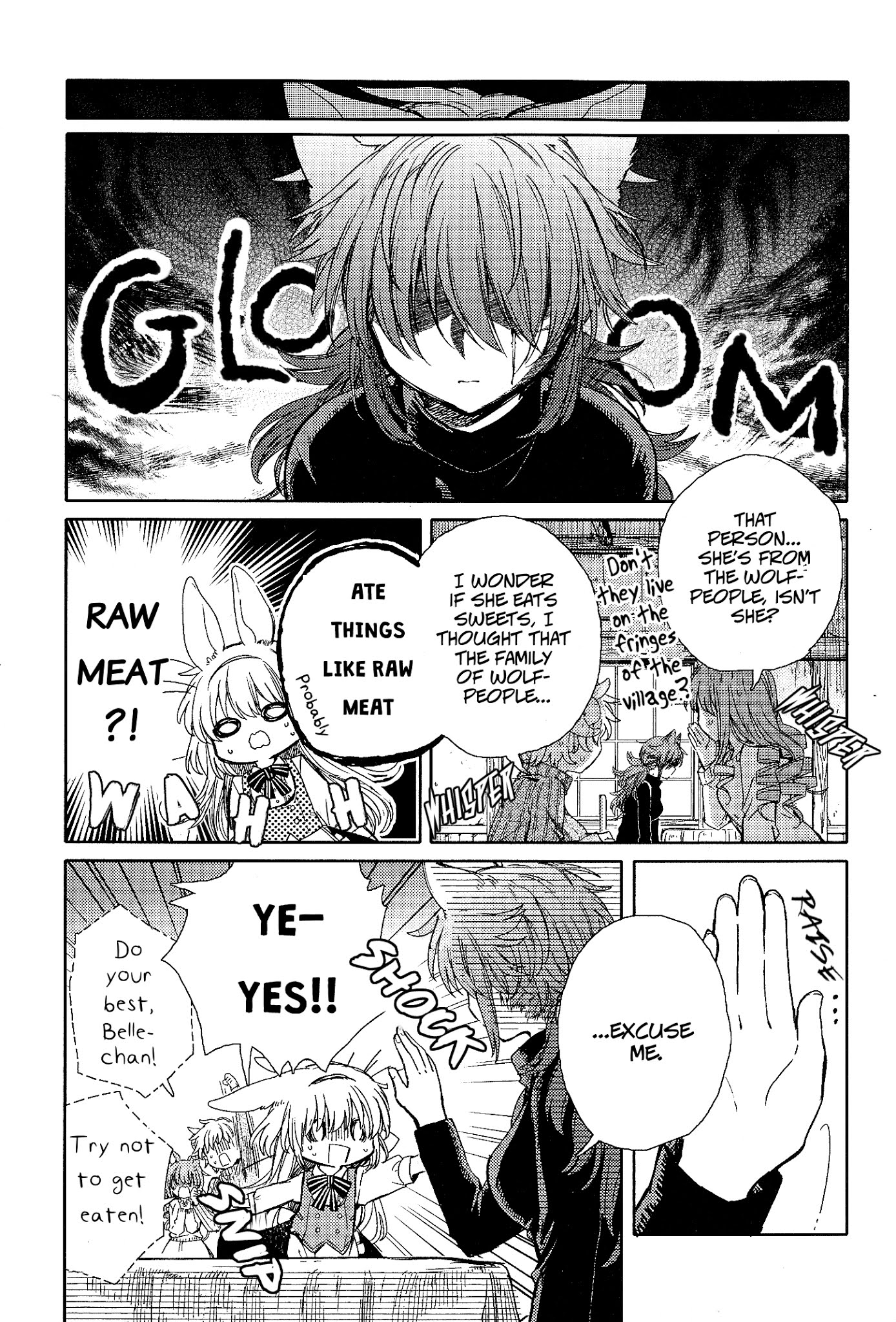 Eclair - Anata ni Hibiku Yuri Anthology Chapter 1.14 page 8 - Vol.1 Chapter 14: Belle of the Rabbit and Wolf (Hachi Itou)