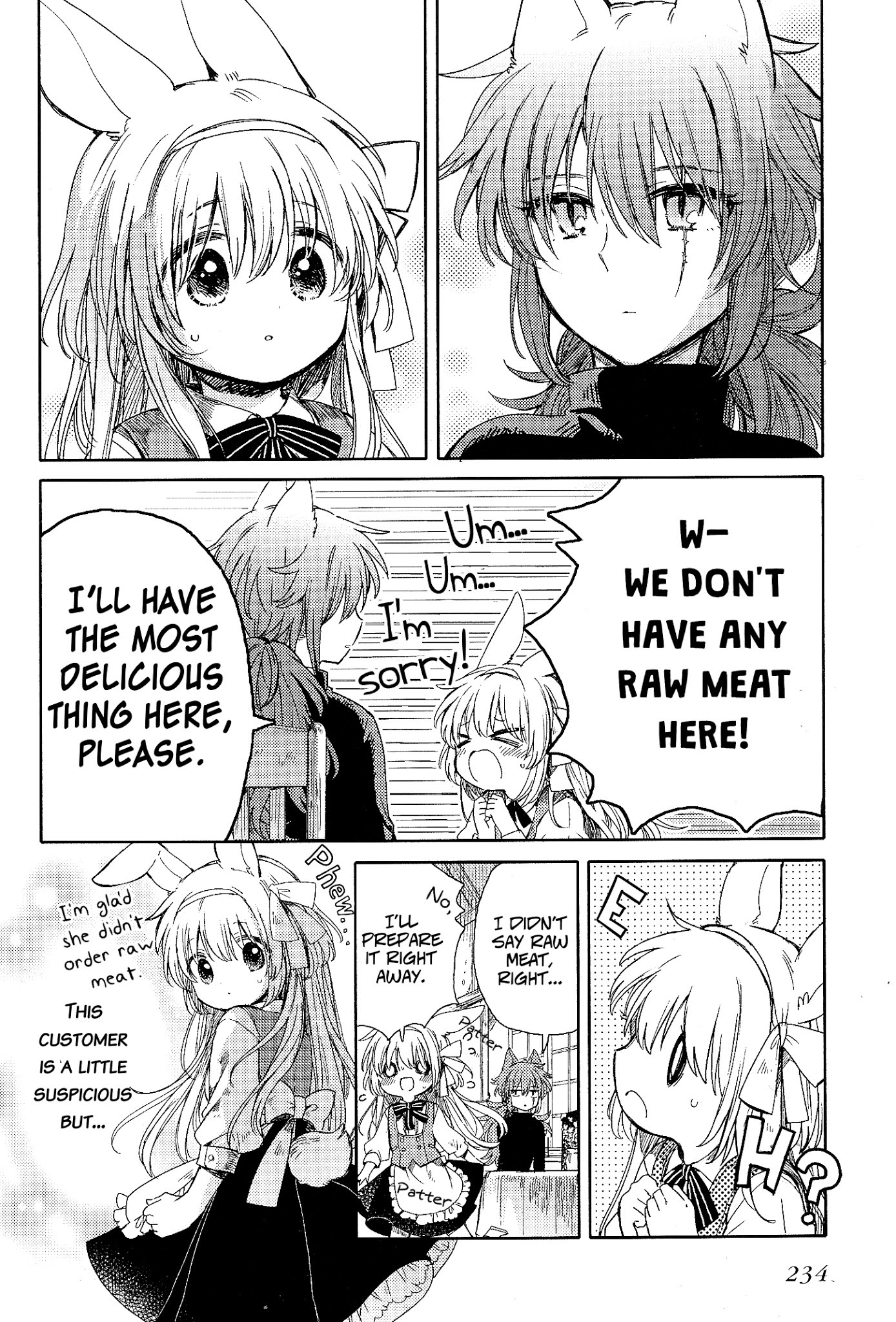 Eclair - Anata ni Hibiku Yuri Anthology Chapter 1.14 page 9 - Vol.1 Chapter 14: Belle of the Rabbit and Wolf (Hachi Itou)
