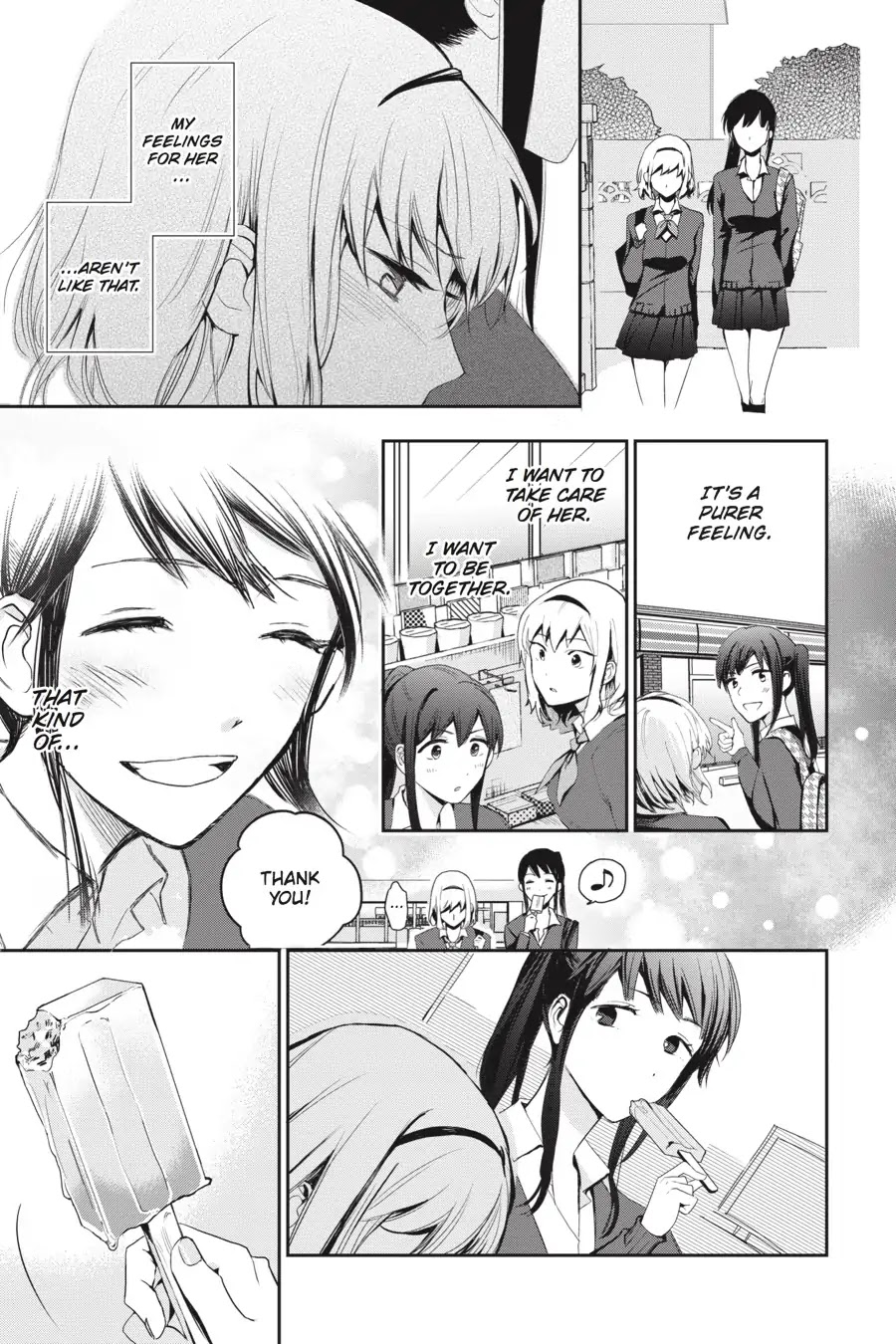 Eclair - Anata ni Hibiku Yuri Anthology Chapter 1.2 page 17 - Vol.1 Chapter 2: Tears in the Clear Room (Shiori Nishio)