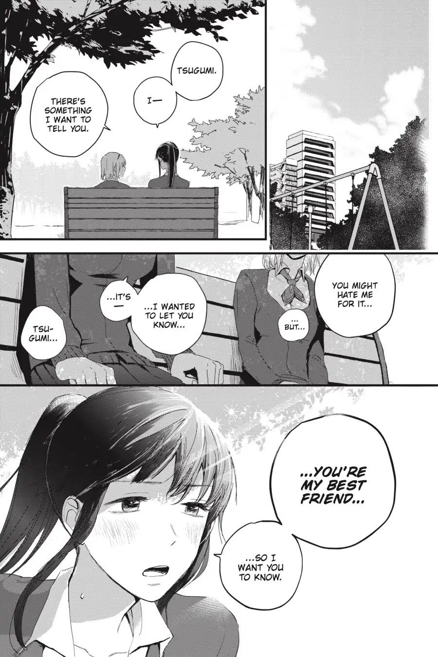 Eclair - Anata ni Hibiku Yuri Anthology Chapter 1.2 page 21 - Vol.1 Chapter 2: Tears in the Clear Room (Shiori Nishio)