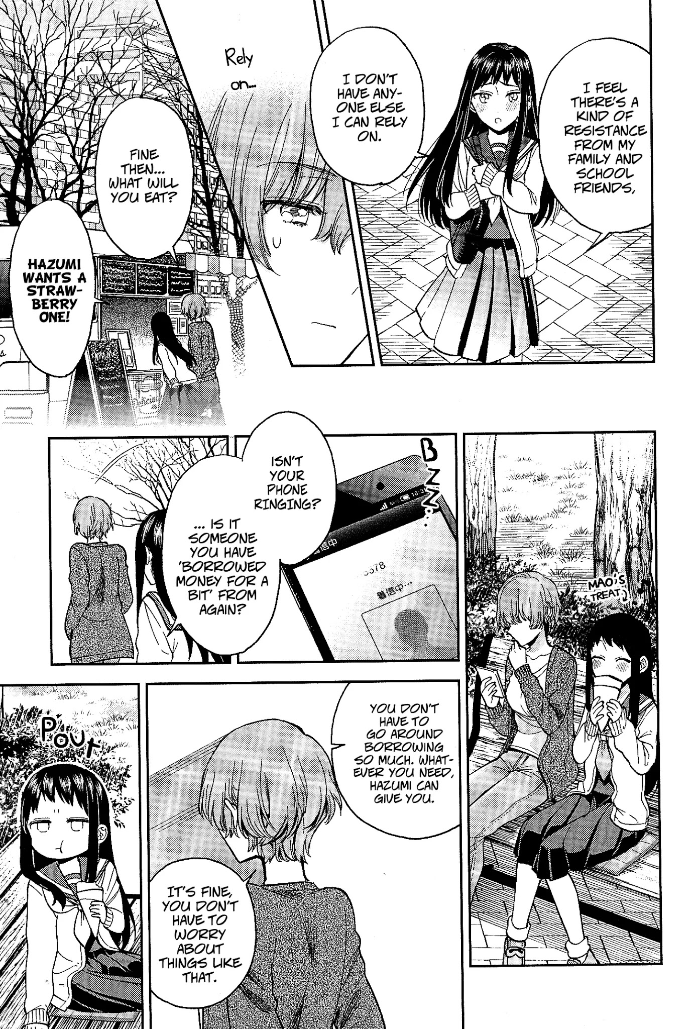 Eclair - Anata ni Hibiku Yuri Anthology Chapter 1.5 page 8 - Vol.1 Chapter 5: Unemployed and High School Girl