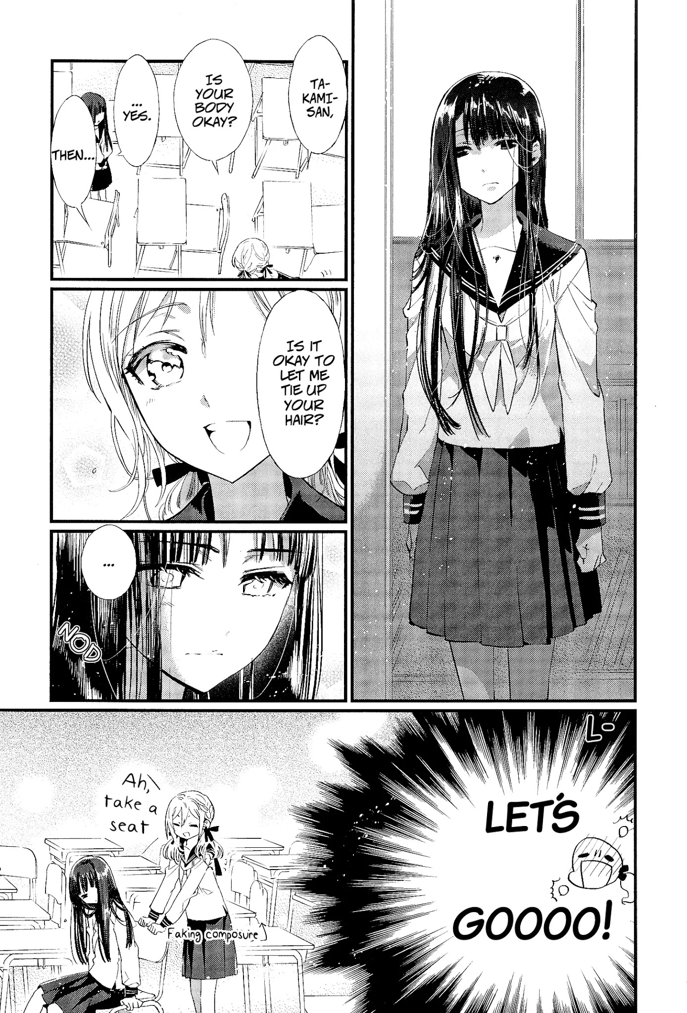Eclair - Anata ni Hibiku Yuri Anthology Chapter 1.6 page 12 - Vol.1 Chapter 6: Hairdresser