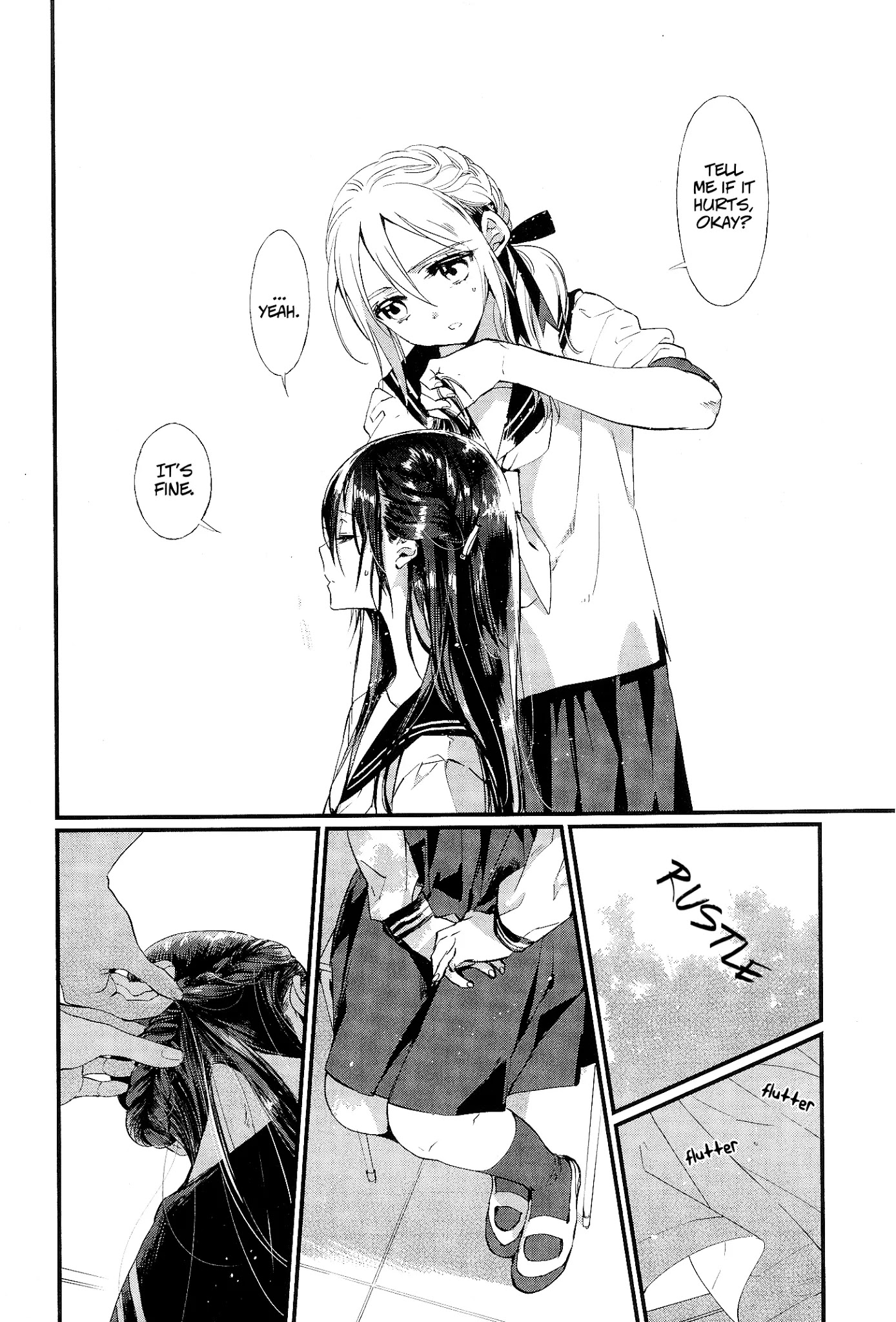 Eclair - Anata ni Hibiku Yuri Anthology Chapter 1.6 page 15 - Vol.1 Chapter 6: Hairdresser