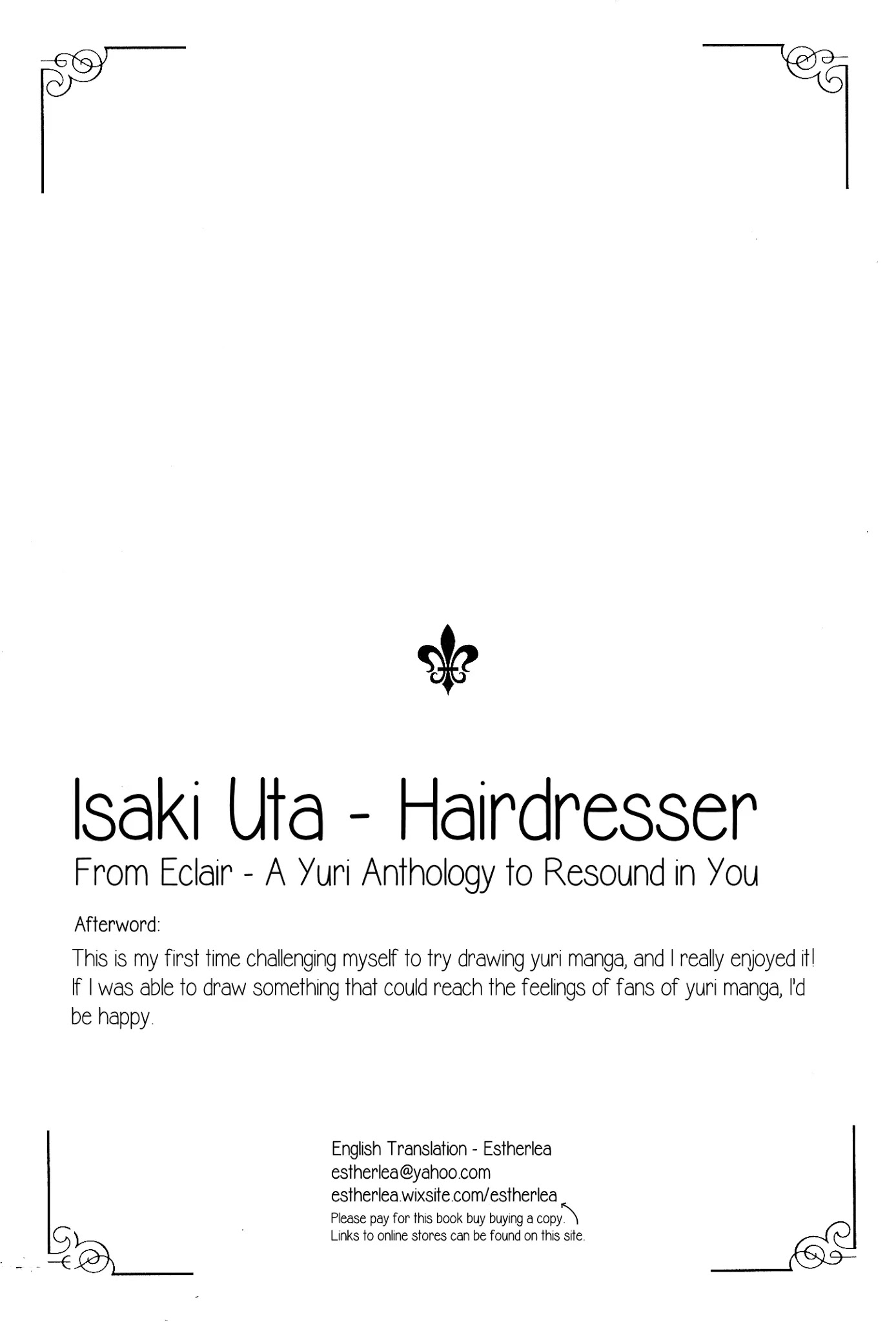 Eclair - Anata ni Hibiku Yuri Anthology Chapter 1.6 page 20 - Vol.1 Chapter 6: Hairdresser