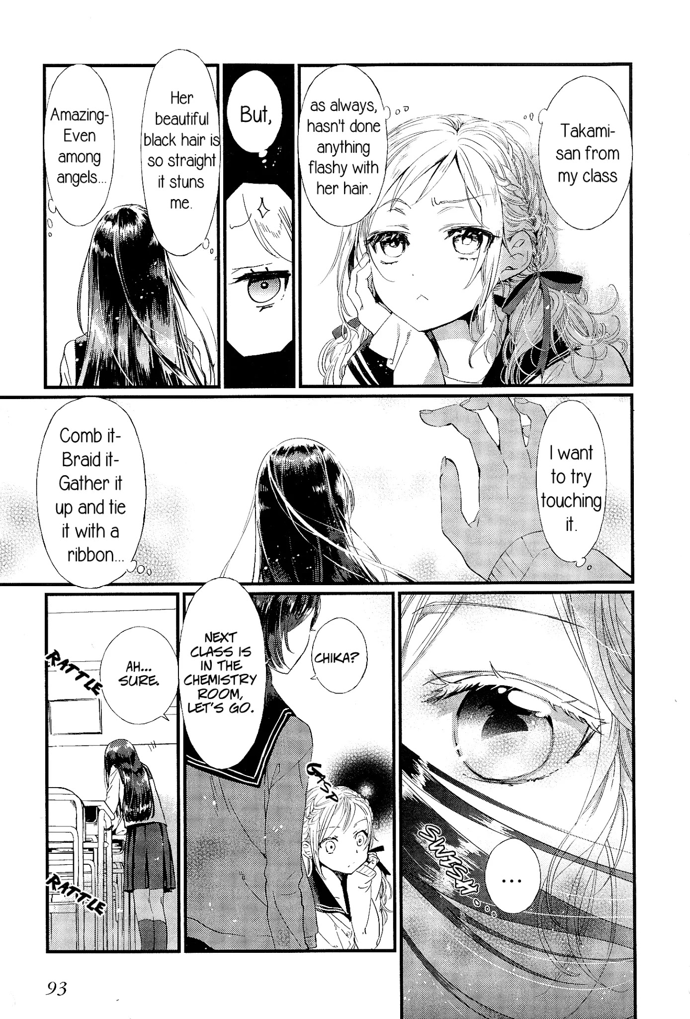 Eclair - Anata ni Hibiku Yuri Anthology Chapter 1.6 page 6 - Vol.1 Chapter 6: Hairdresser