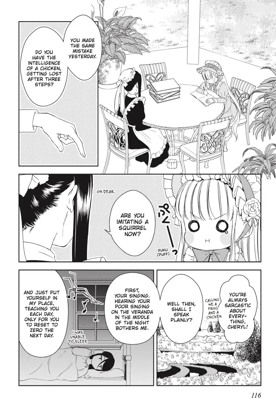 Eclair - Anata ni Hibiku Yuri Anthology Chapter 1.7 page 10 - Vol.1 Chapter 7: Alice in the Miniature Garden (Sakuya Amano)