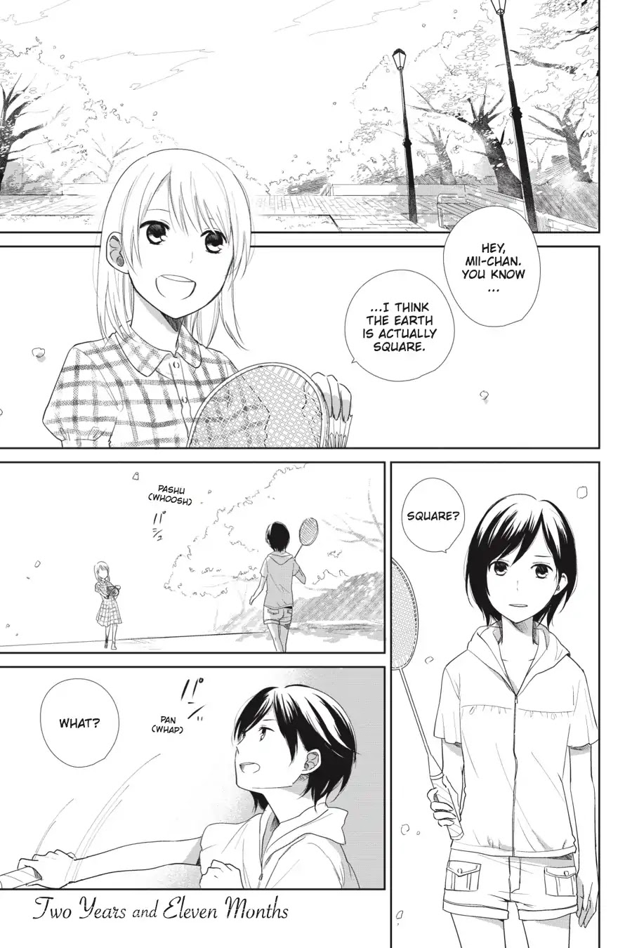 Eclair - Anata ni Hibiku Yuri Anthology Chapter 1.9 page 1 - Vol.1 Chapter 9: Two Years and Eleven Months (Kabocha)