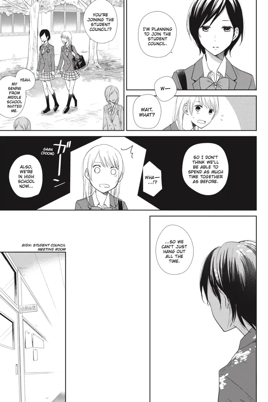 Eclair - Anata ni Hibiku Yuri Anthology Chapter 1.9 page 5 - Vol.1 Chapter 9: Two Years and Eleven Months (Kabocha)