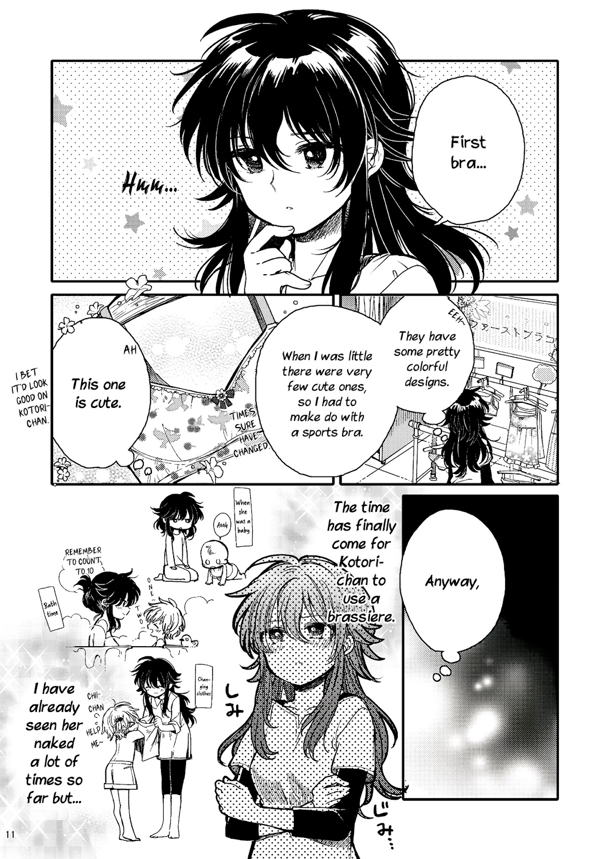 Eclair - Anata ni Hibiku Yuri Anthology Chapter 2.5 page 11 - Vol.2 Chapter 5: The Little Bird and the Brassiere (Itou Hachi)