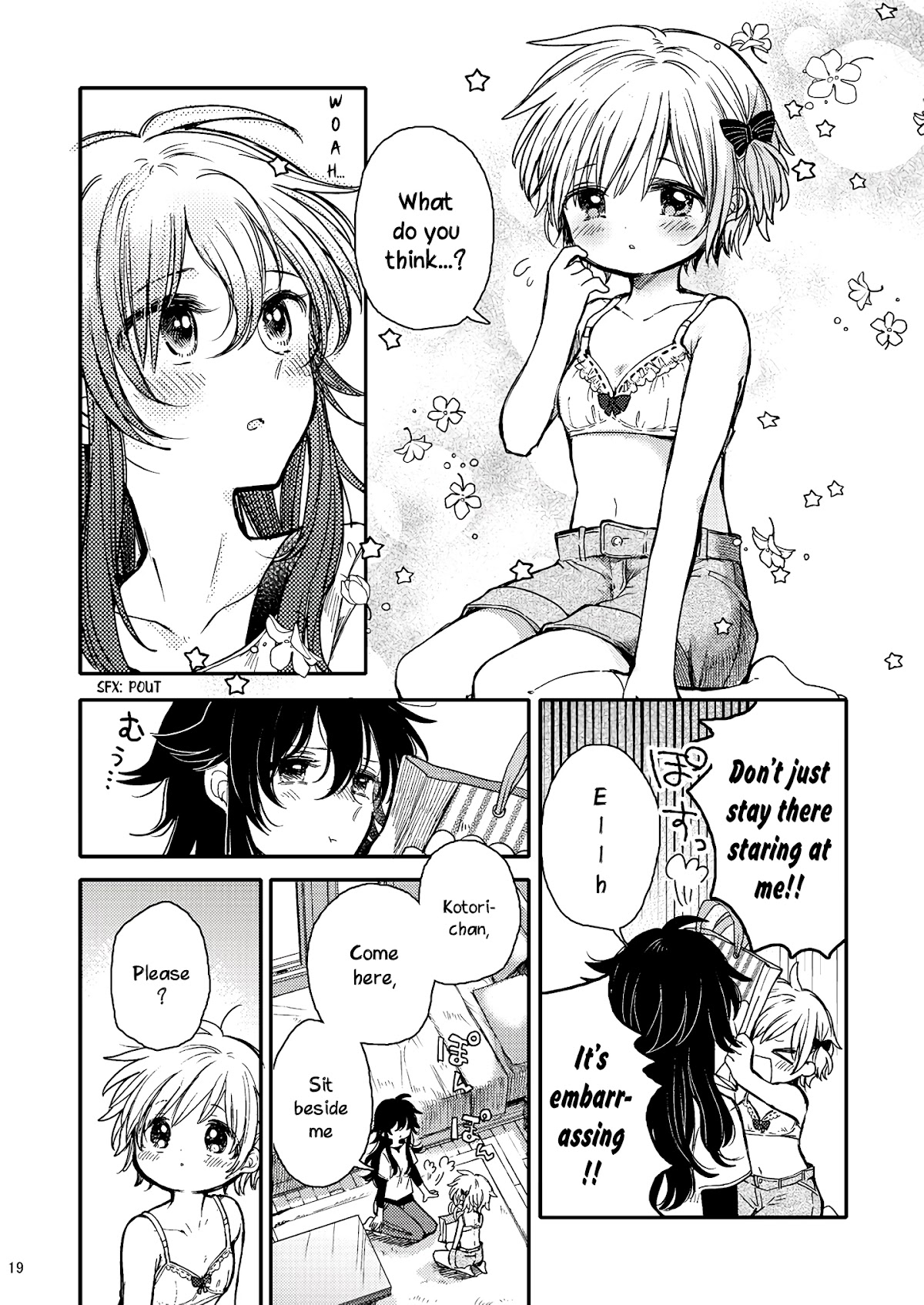 Eclair - Anata ni Hibiku Yuri Anthology Chapter 2.5 page 19 - Vol.2 Chapter 5: The Little Bird and the Brassiere (Itou Hachi)