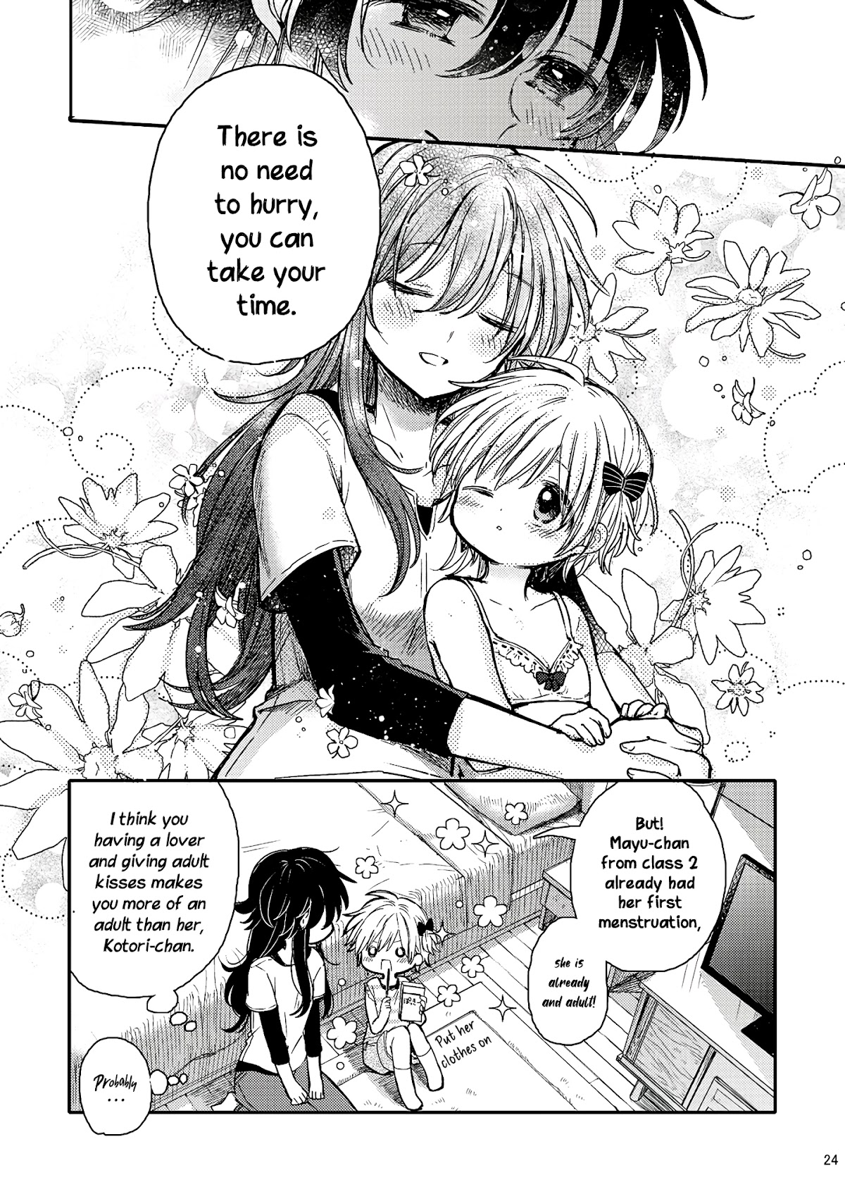 Eclair - Anata ni Hibiku Yuri Anthology Chapter 2.5 page 24 - Vol.2 Chapter 5: The Little Bird and the Brassiere (Itou Hachi)
