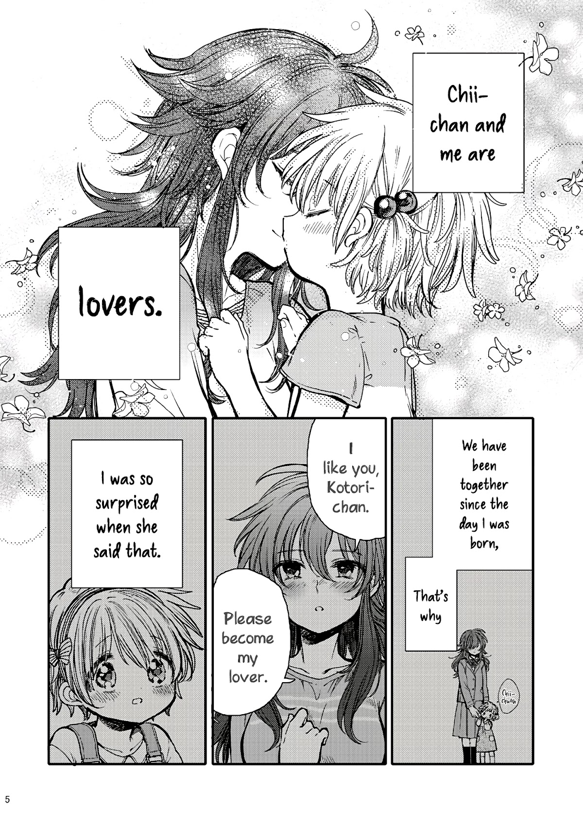 Eclair - Anata ni Hibiku Yuri Anthology Chapter 2.5 page 5 - Vol.2 Chapter 5: The Little Bird and the Brassiere (Itou Hachi)