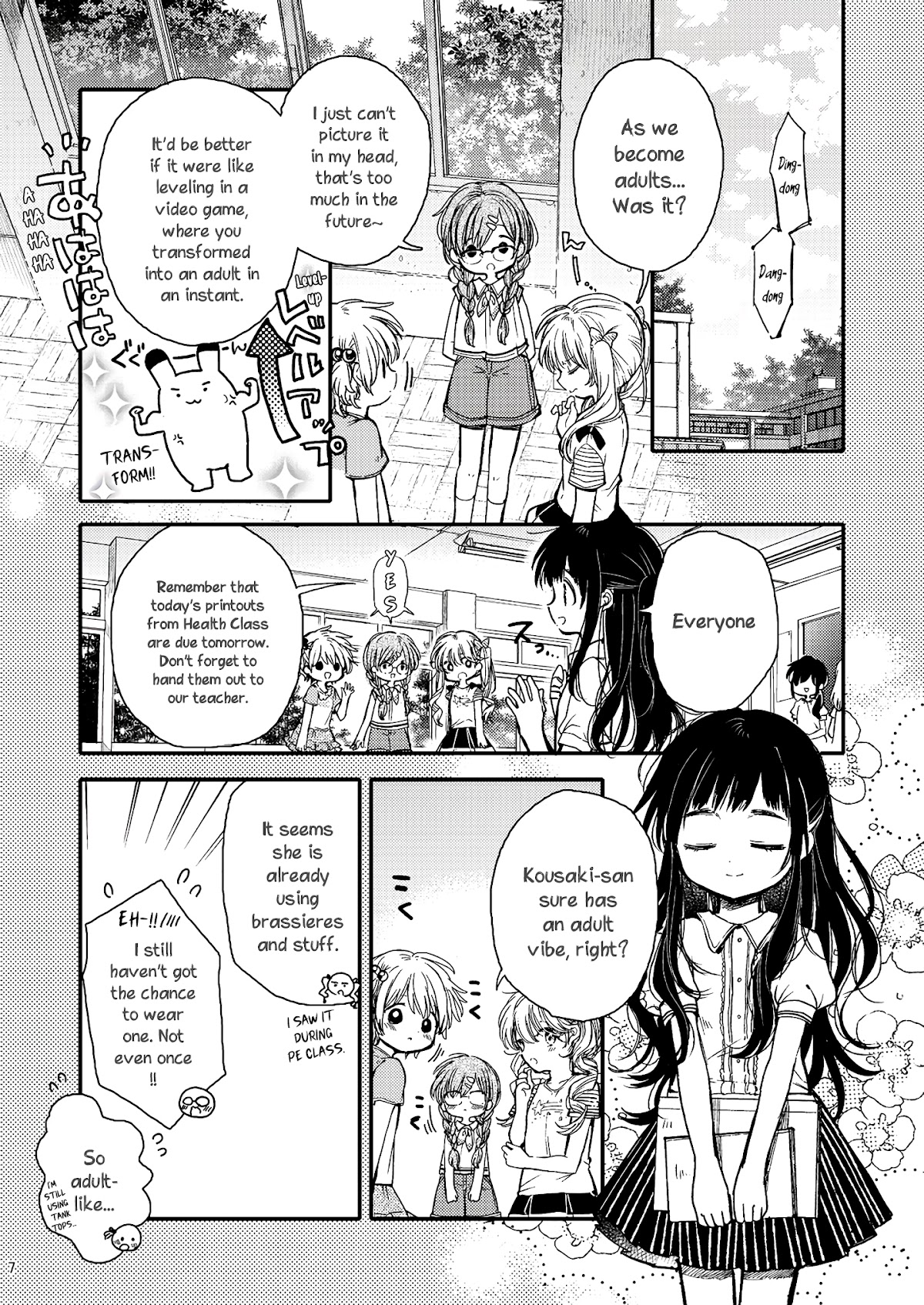 Eclair - Anata ni Hibiku Yuri Anthology Chapter 2.5 page 7 - Vol.2 Chapter 5: The Little Bird and the Brassiere (Itou Hachi)
