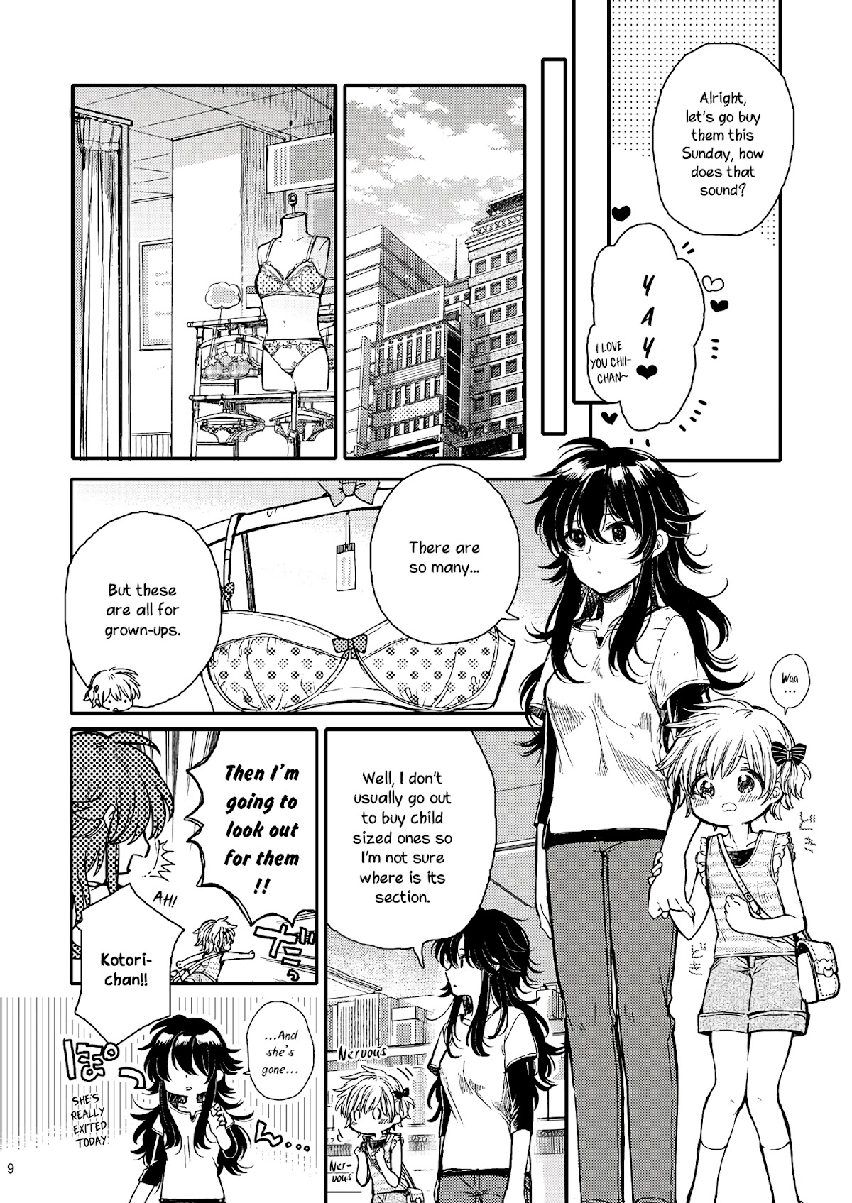 Eclair - Anata ni Hibiku Yuri Anthology Chapter 2.5 page 9 - Vol.2 Chapter 5: The Little Bird and the Brassiere (Itou Hachi)