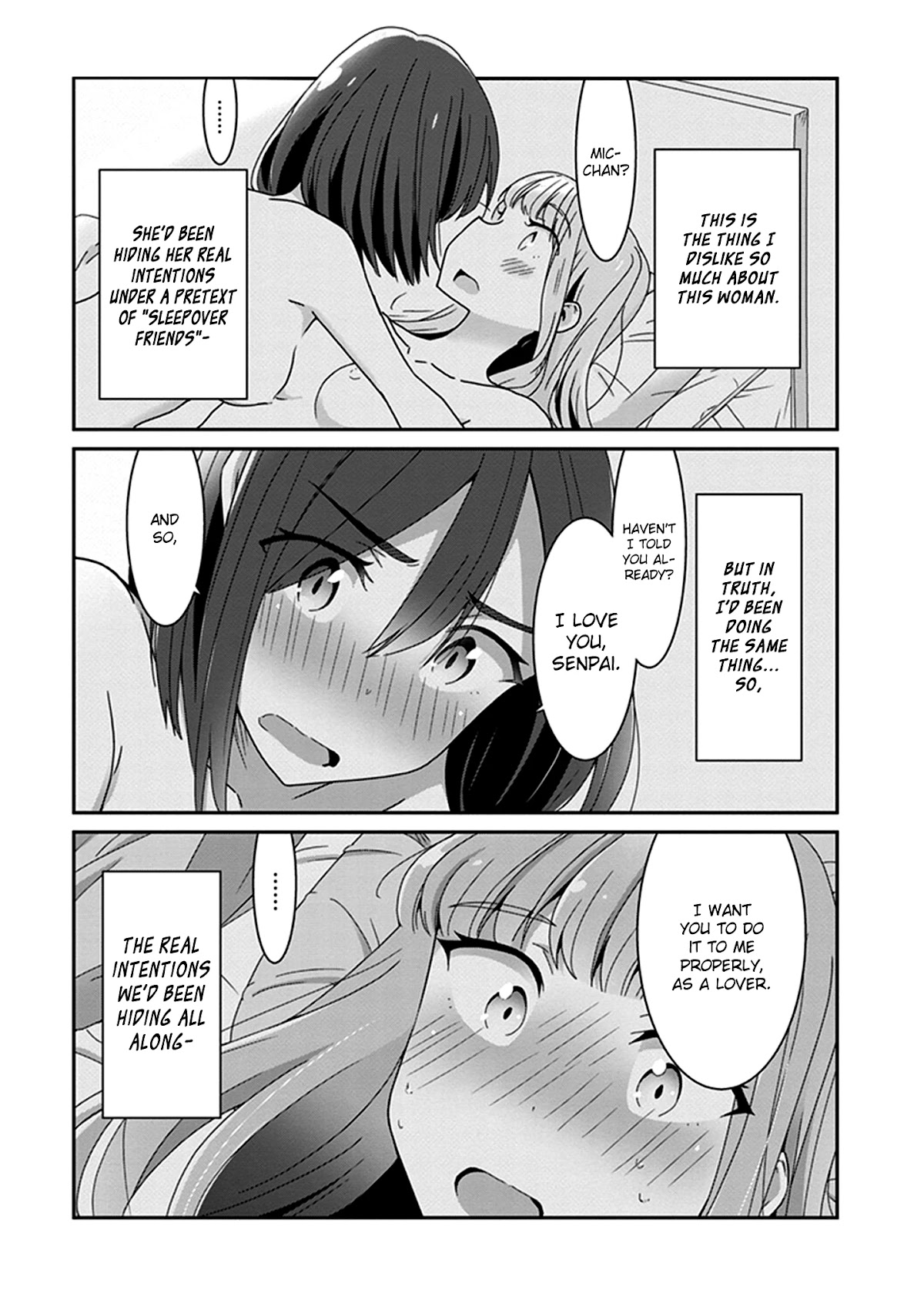Eclair - Anata ni Hibiku Yuri Anthology Chapter 2.6 page 11 - Vol.2 Chapter 6: The Evolutionary Progression of Friends Platonically Sleeping Together