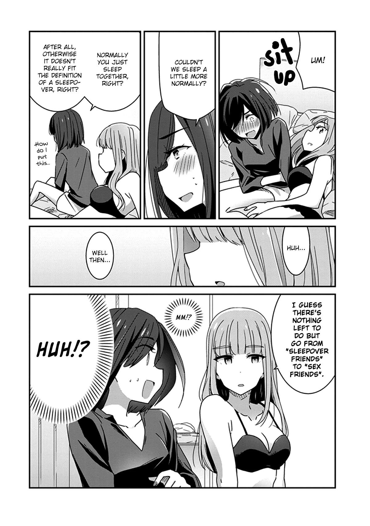 Eclair - Anata ni Hibiku Yuri Anthology Chapter 2.6 page 3 - Vol.2 Chapter 6: The Evolutionary Progression of Friends Platonically Sleeping Together