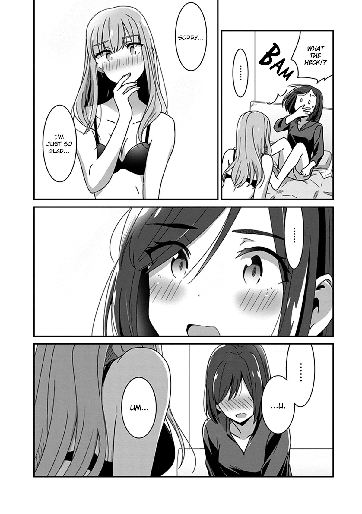 Eclair - Anata ni Hibiku Yuri Anthology Chapter 2.6 page 8 - Vol.2 Chapter 6: The Evolutionary Progression of Friends Platonically Sleeping Together