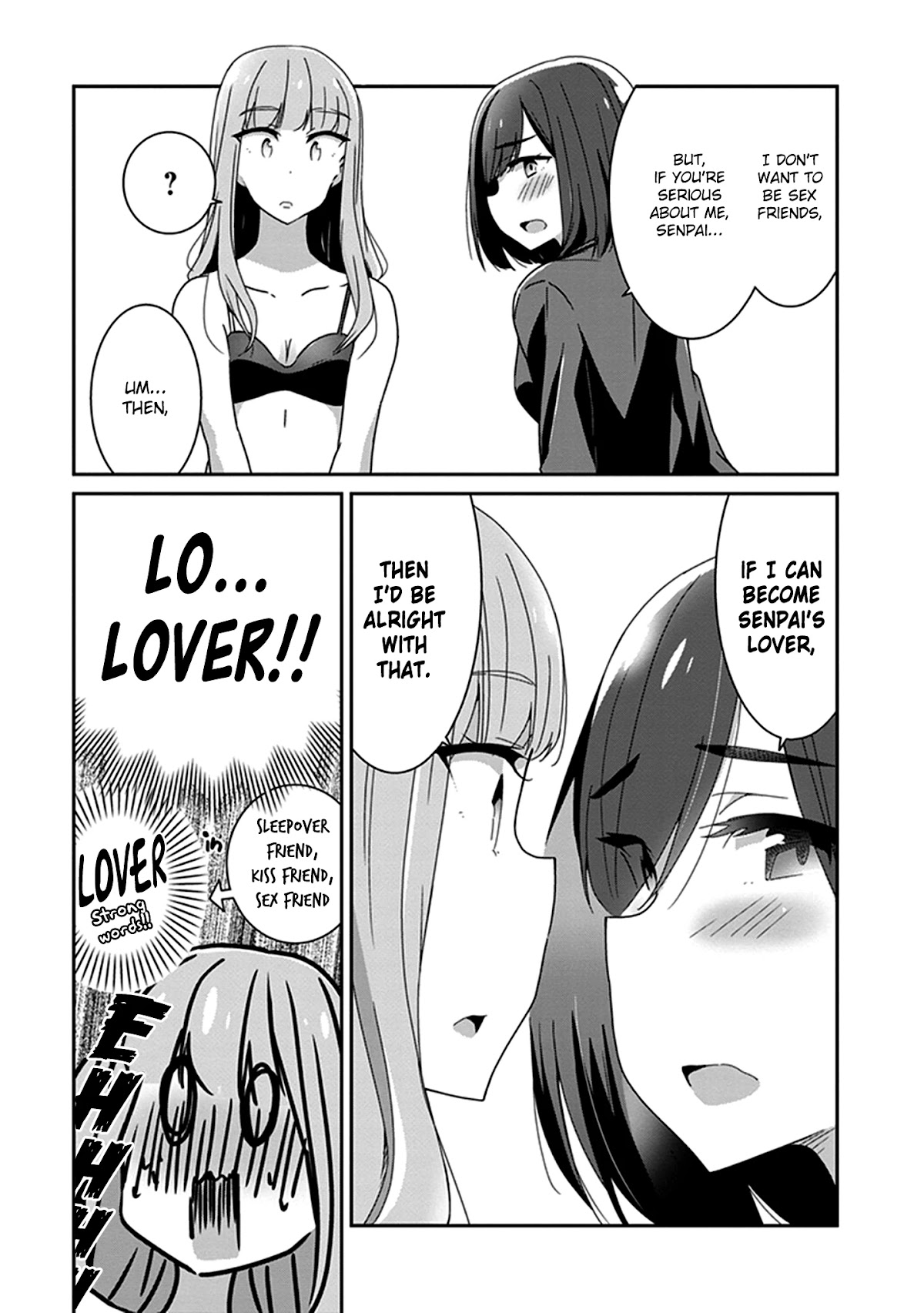 Eclair - Anata ni Hibiku Yuri Anthology Chapter 2.6 page 9 - Vol.2 Chapter 6: The Evolutionary Progression of Friends Platonically Sleeping Together