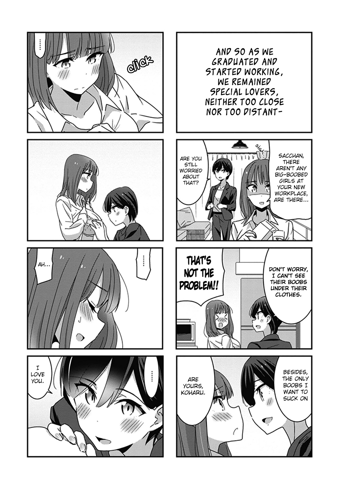 Eclair - Anata ni Hibiku Yuri Anthology Chapter 3.7 page 7 - Vol.3 Chapter 7: more more oppai!!!!
