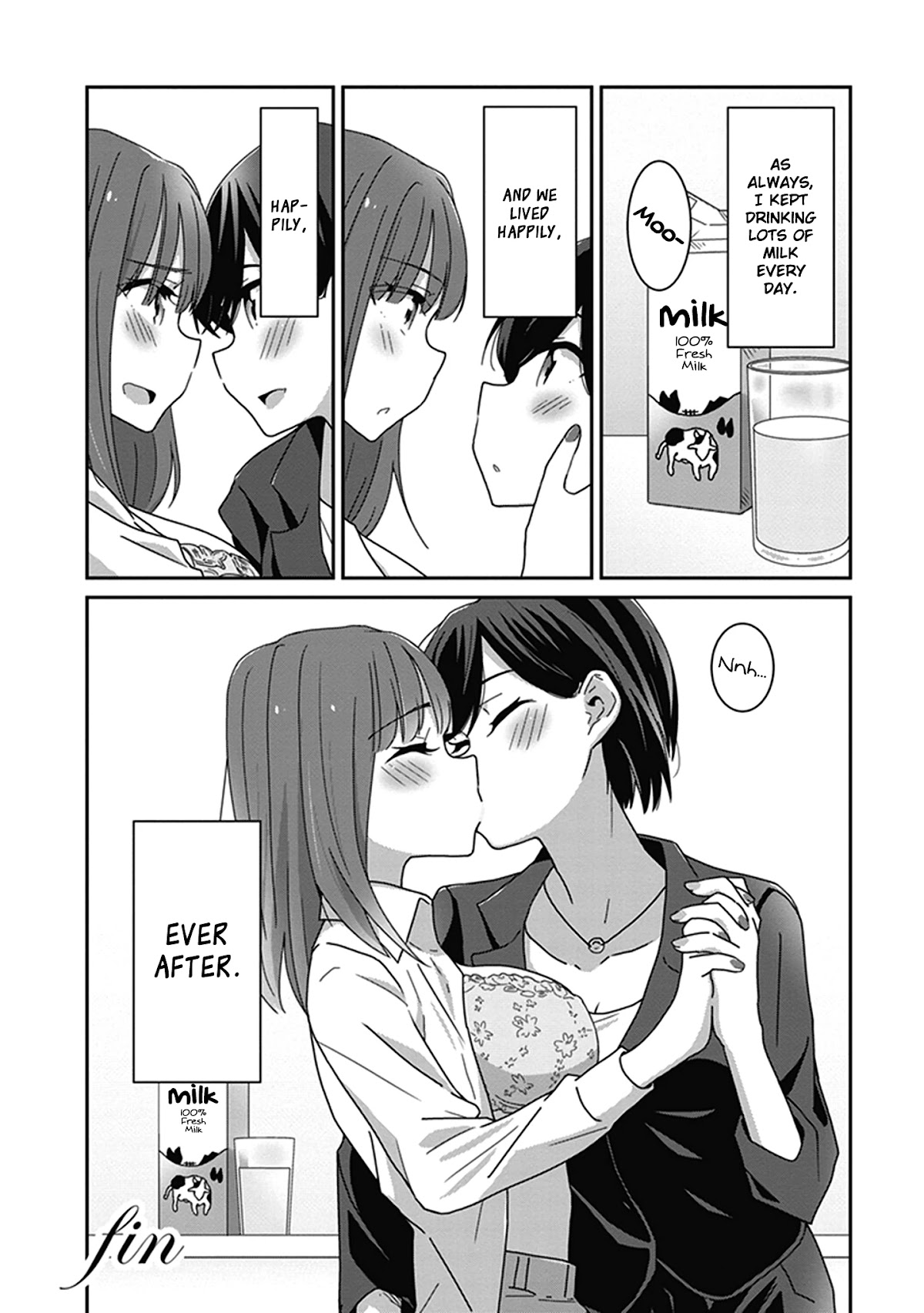 Eclair - Anata ni Hibiku Yuri Anthology Chapter 3.7 page 8 - Vol.3 Chapter 7: more more oppai!!!!