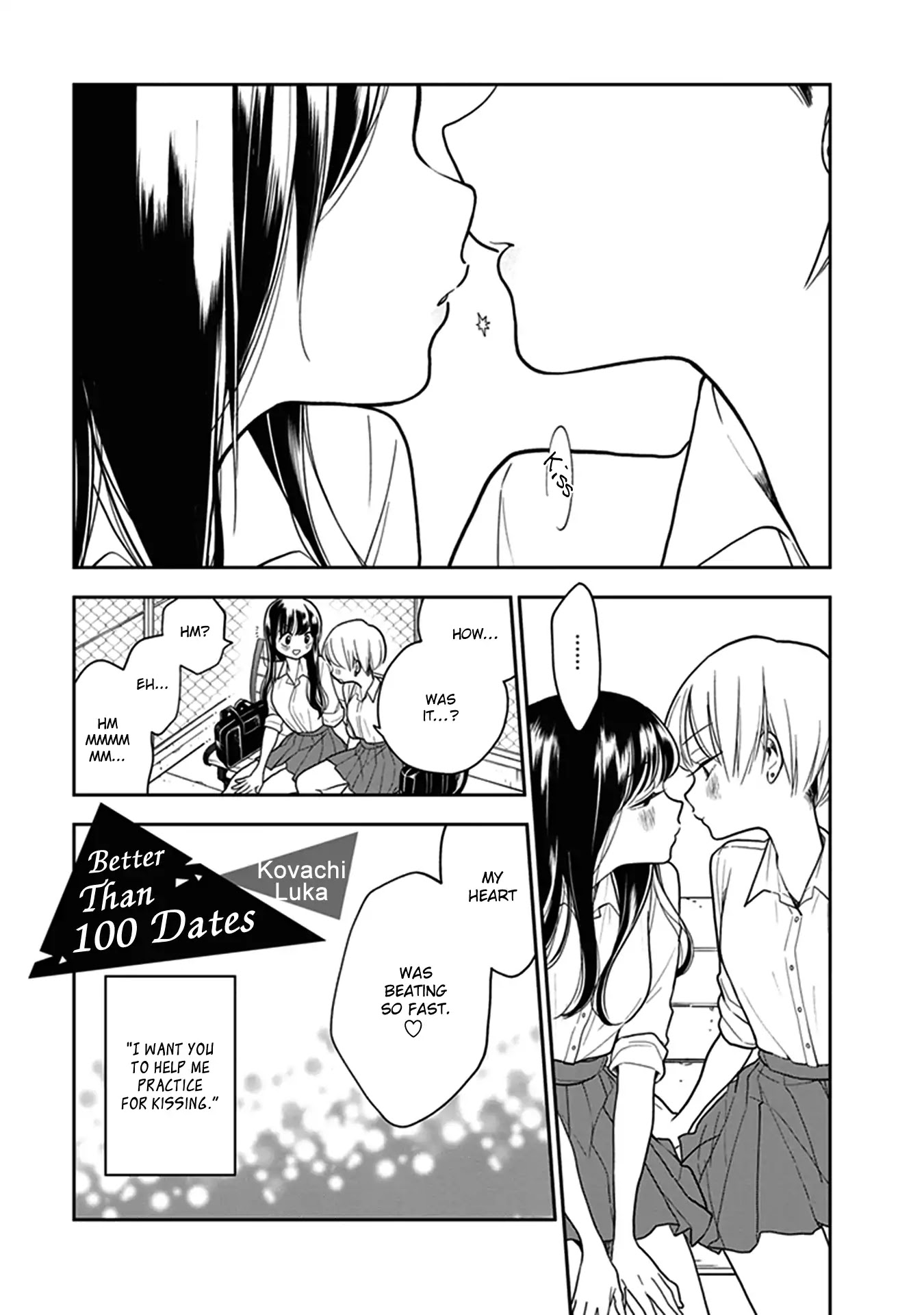 Eclair - Anata ni Hibiku Yuri Anthology Chapter 4.6 page 1 - Vol.4 Chapter 6: Better Than 100 Dates (by Kovachi Luka)