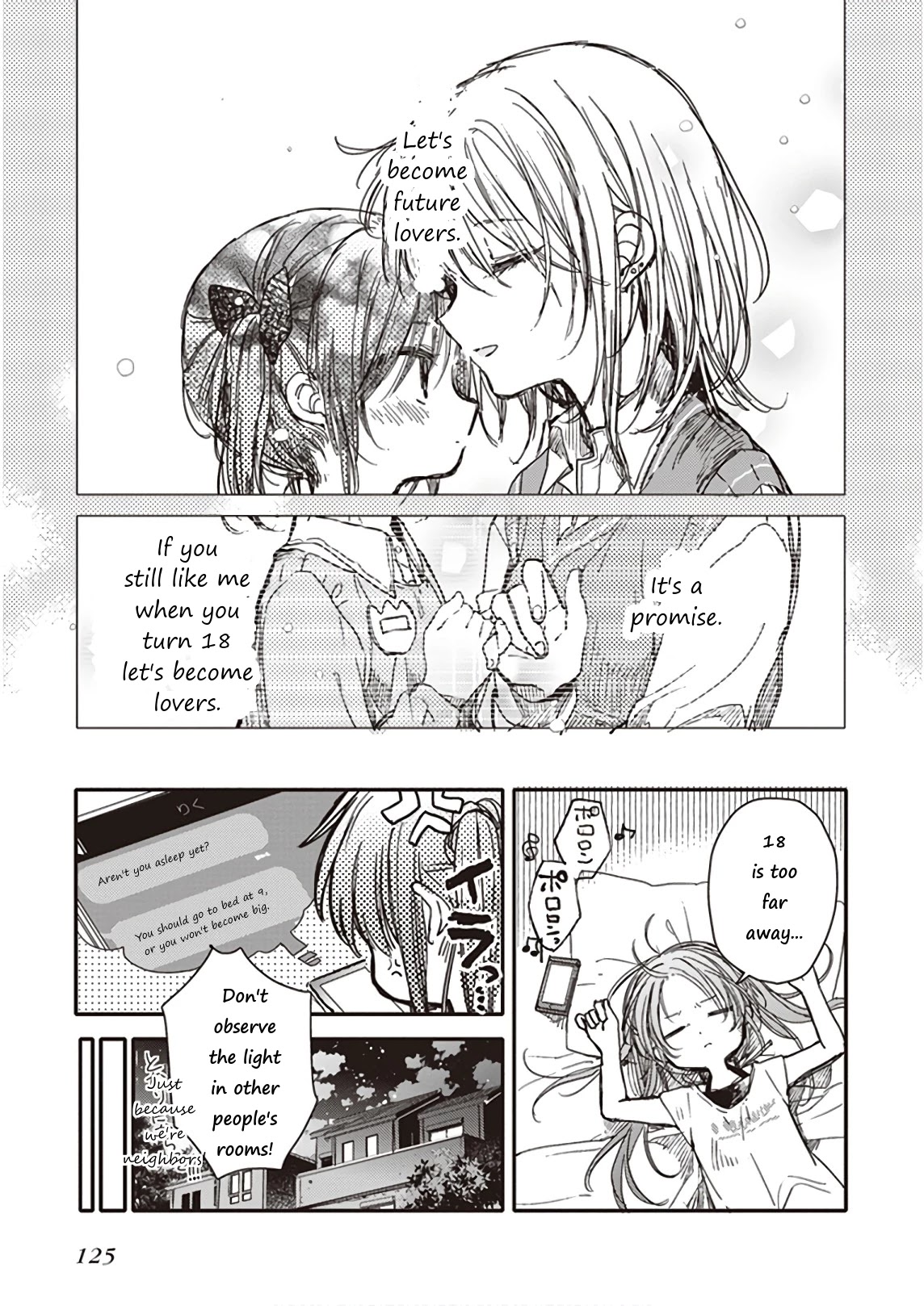 Eclair - Anata ni Hibiku Yuri Anthology Chapter 4.7 page 13 - Vol.4 Chapter 7: The twitter of girls and waking of shyness (by Itou Hachi)