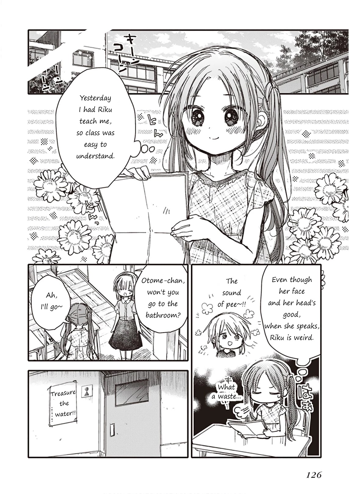Eclair - Anata ni Hibiku Yuri Anthology Chapter 4.7 page 14 - Vol.4 Chapter 7: The twitter of girls and waking of shyness (by Itou Hachi)