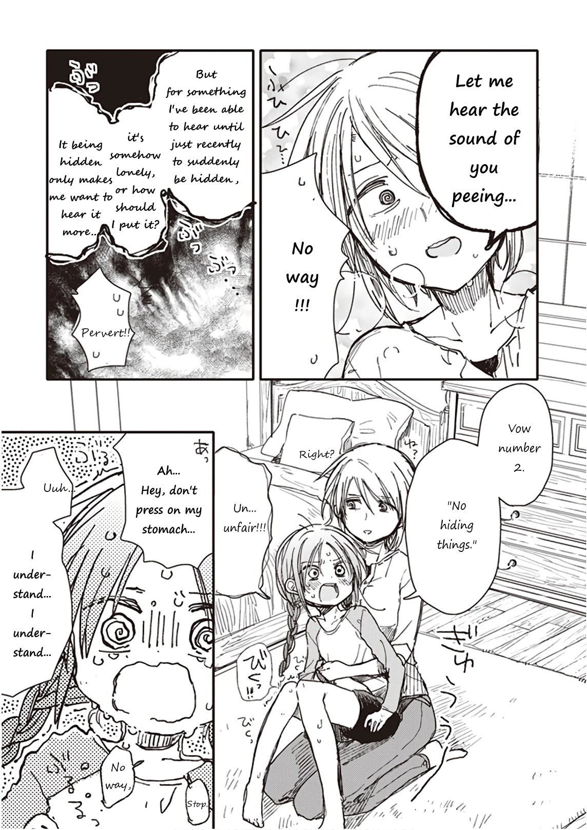 Eclair - Anata ni Hibiku Yuri Anthology Chapter 4.7 page 35 - Vol.4 Chapter 7: The twitter of girls and waking of shyness (by Itou Hachi)