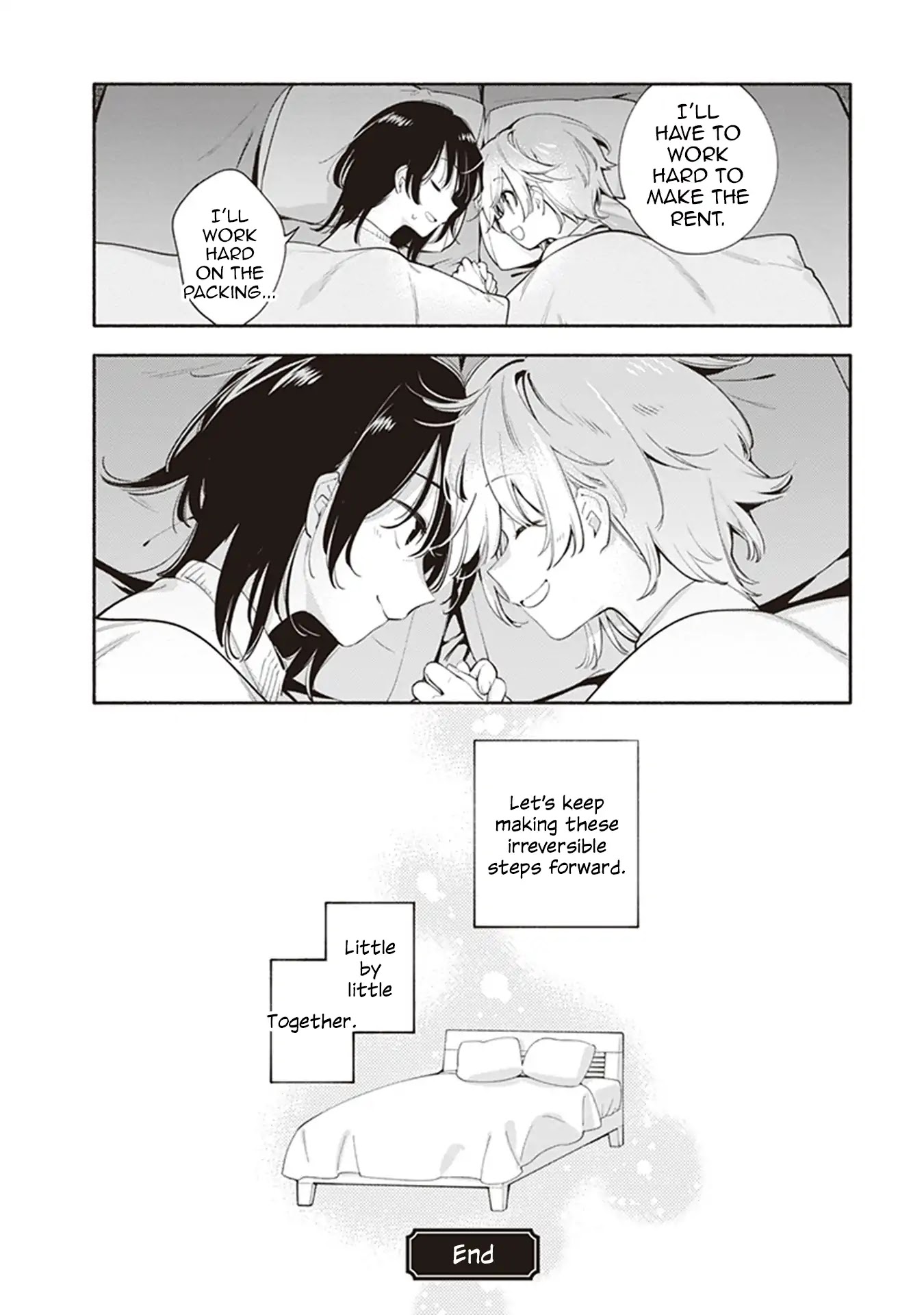 Eclair - Anata ni Hibiku Yuri Anthology Chapter 5.1 page 13 - Vol.5 Chapter 1: Double Bed (Nakatani Nio)