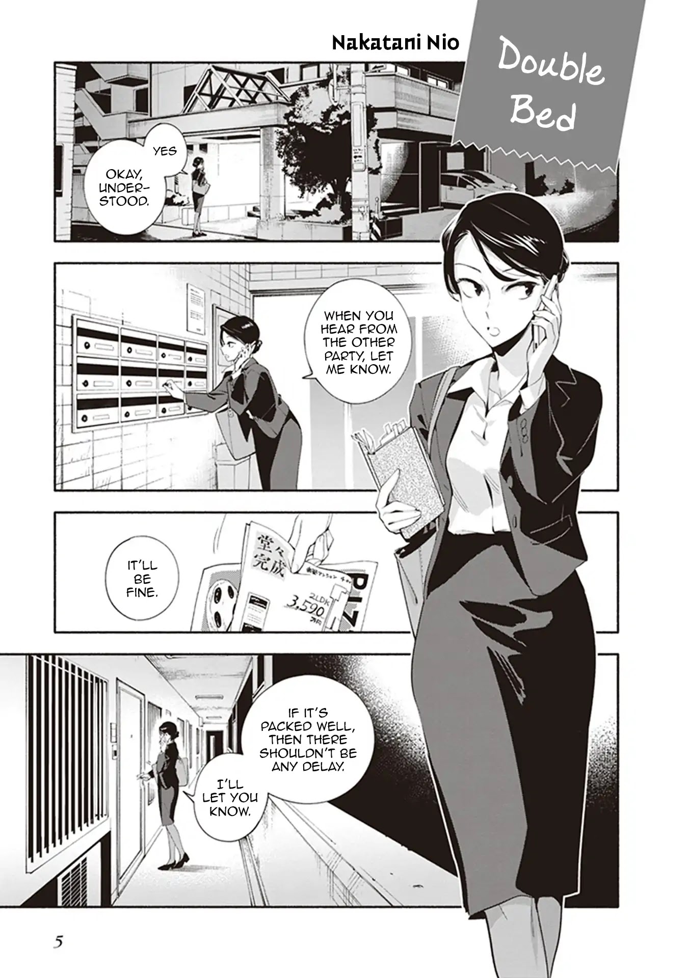 Eclair - Anata ni Hibiku Yuri Anthology Chapter 5.1 page 2 - Vol.5 Chapter 1: Double Bed (Nakatani Nio)