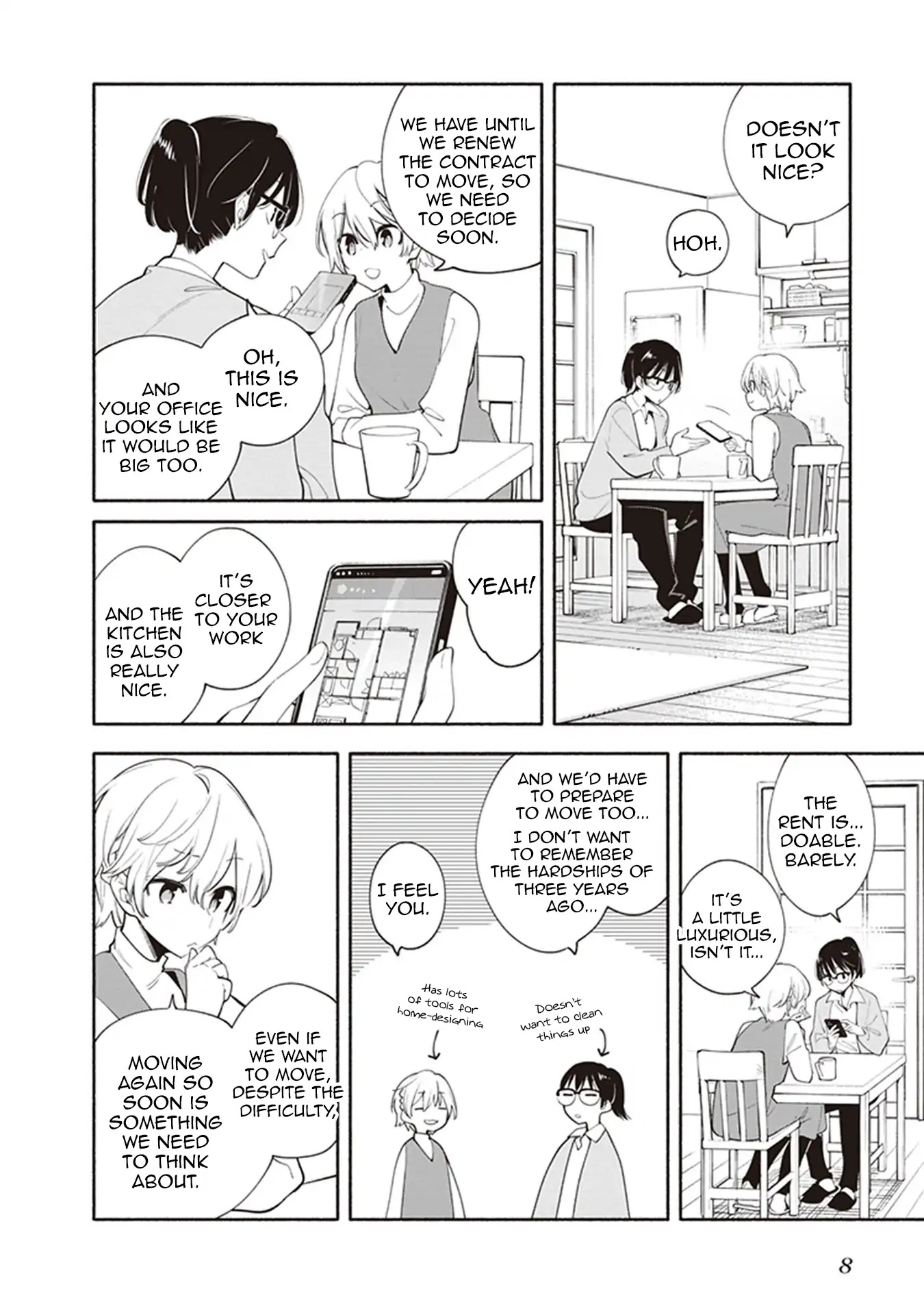 Eclair - Anata ni Hibiku Yuri Anthology Chapter 5.1 page 5 - Vol.5 Chapter 1: Double Bed (Nakatani Nio)
