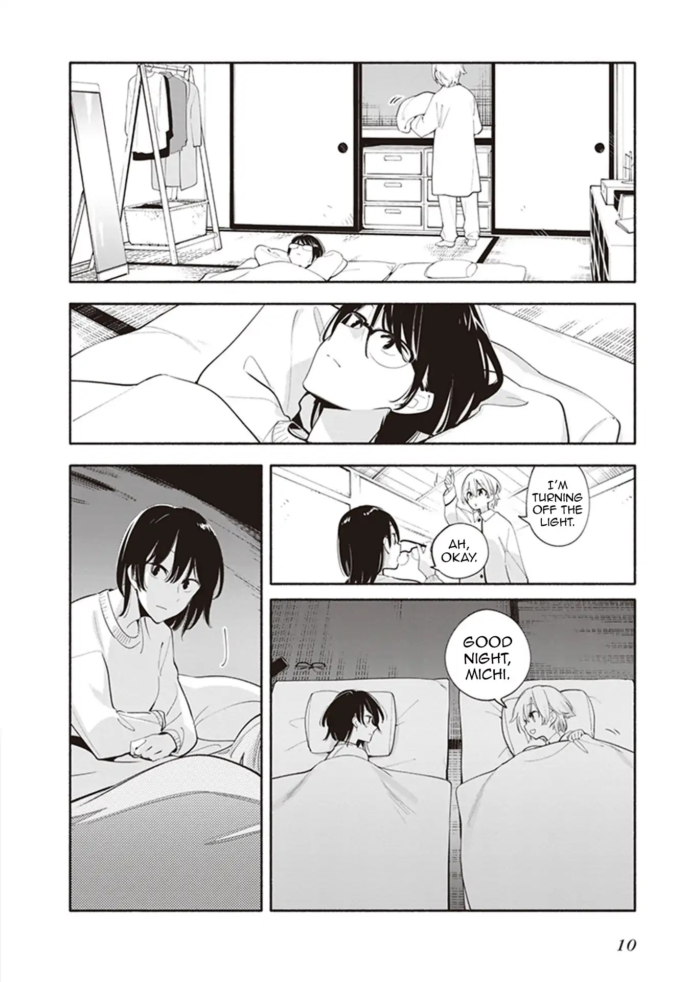 Eclair - Anata ni Hibiku Yuri Anthology Chapter 5.1 page 7 - Vol.5 Chapter 1: Double Bed (Nakatani Nio)