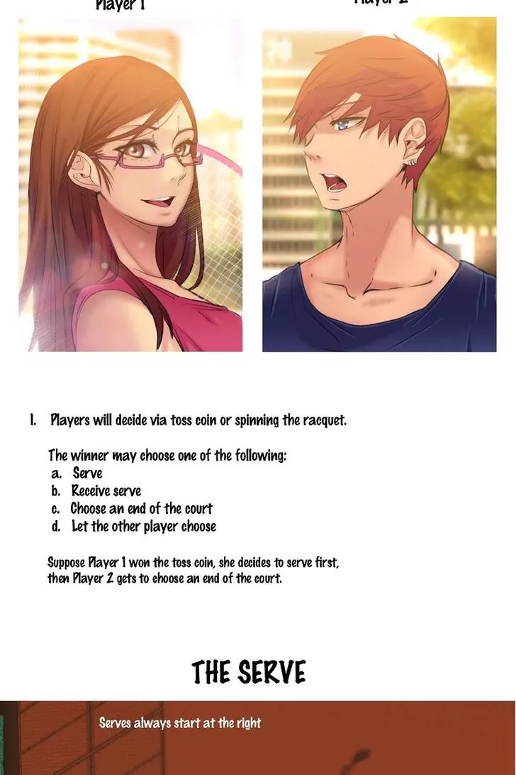 Ecstasy Hearts Chapter 9.5 page 2 - Chapter 9.5: Tennis Guide (1)