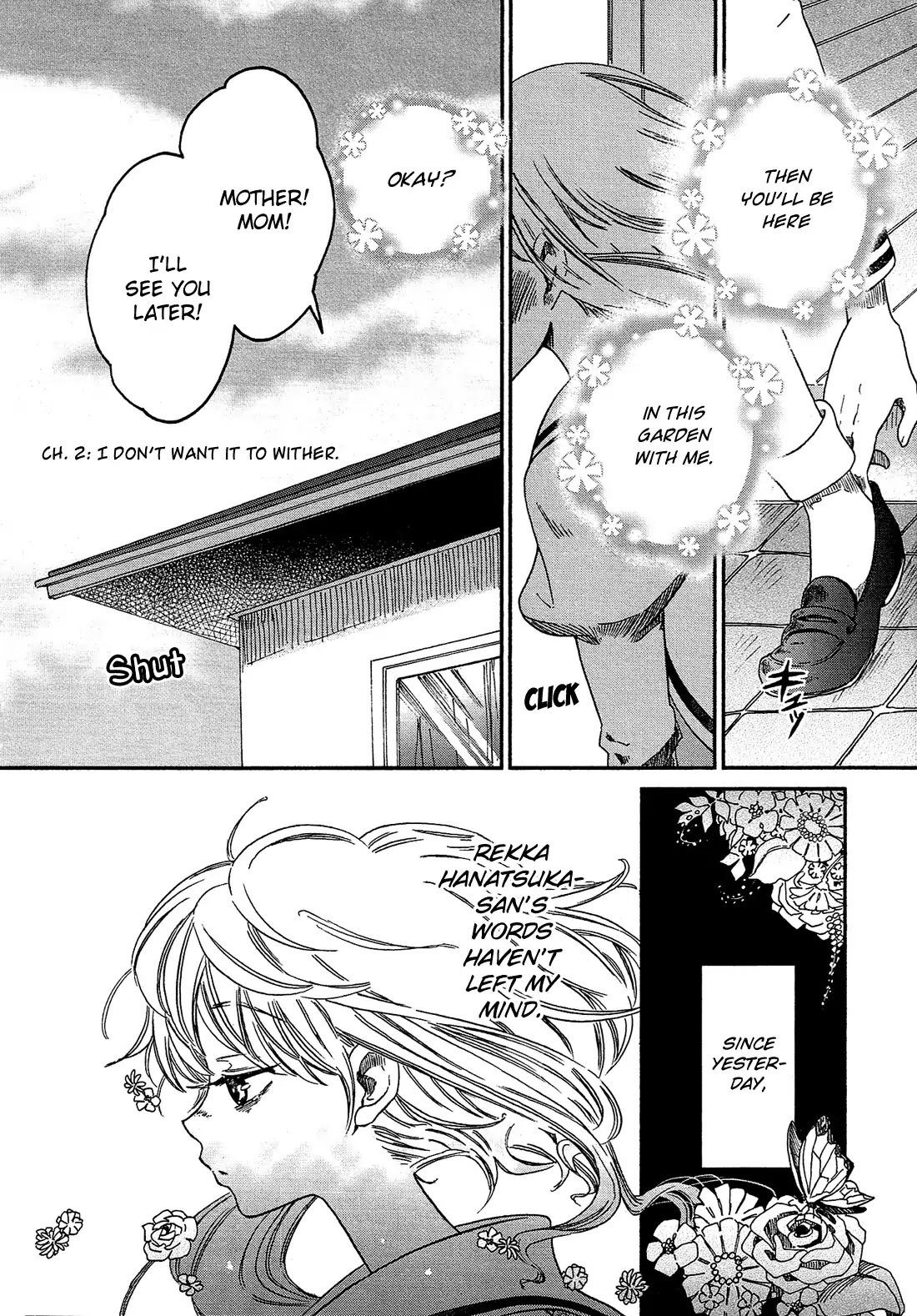 Eden no Otome Chapter 2 page 3 - Chapter 2: I Don't Want It To Wither