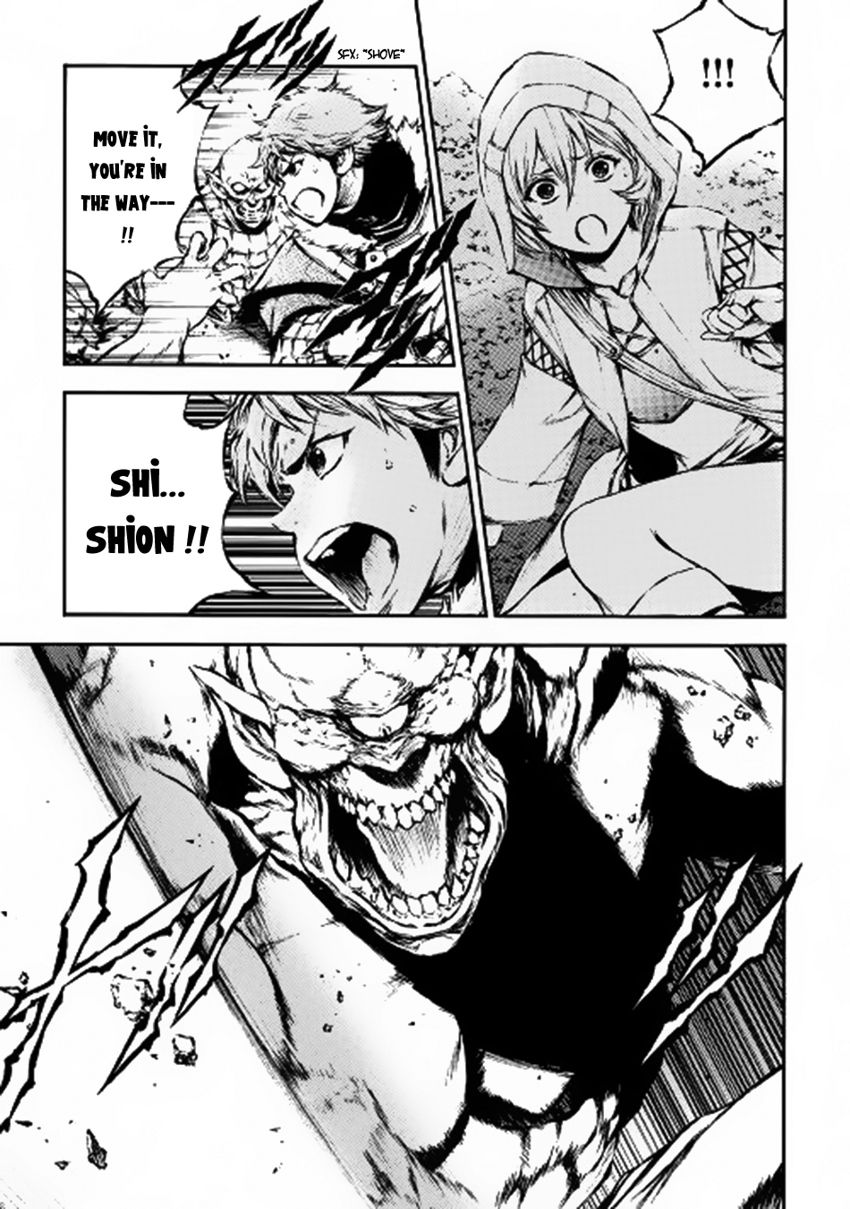 Eden (TSURUOKA Nobuhisa) Chapter 11 page 8 - Chapter 11: Red Horned Giant