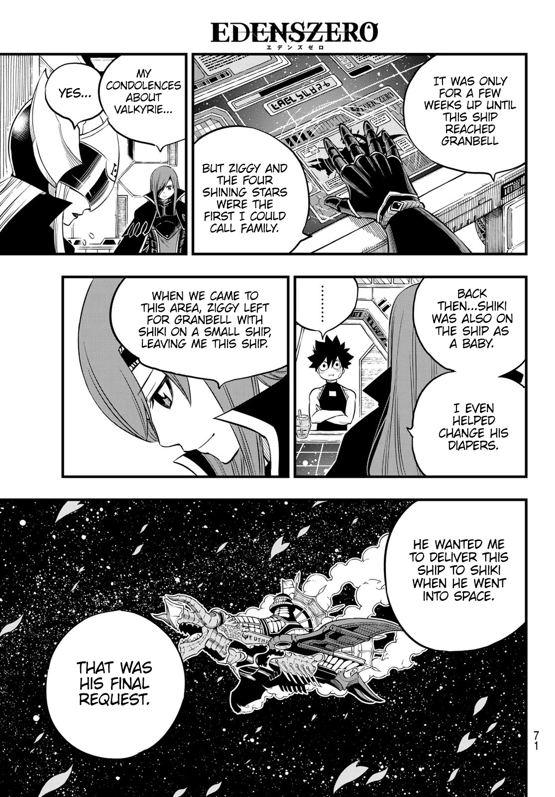Eden's Zero Chapter 104 page 12 - Chapter 104: The Woman Who Was Called A Pirate