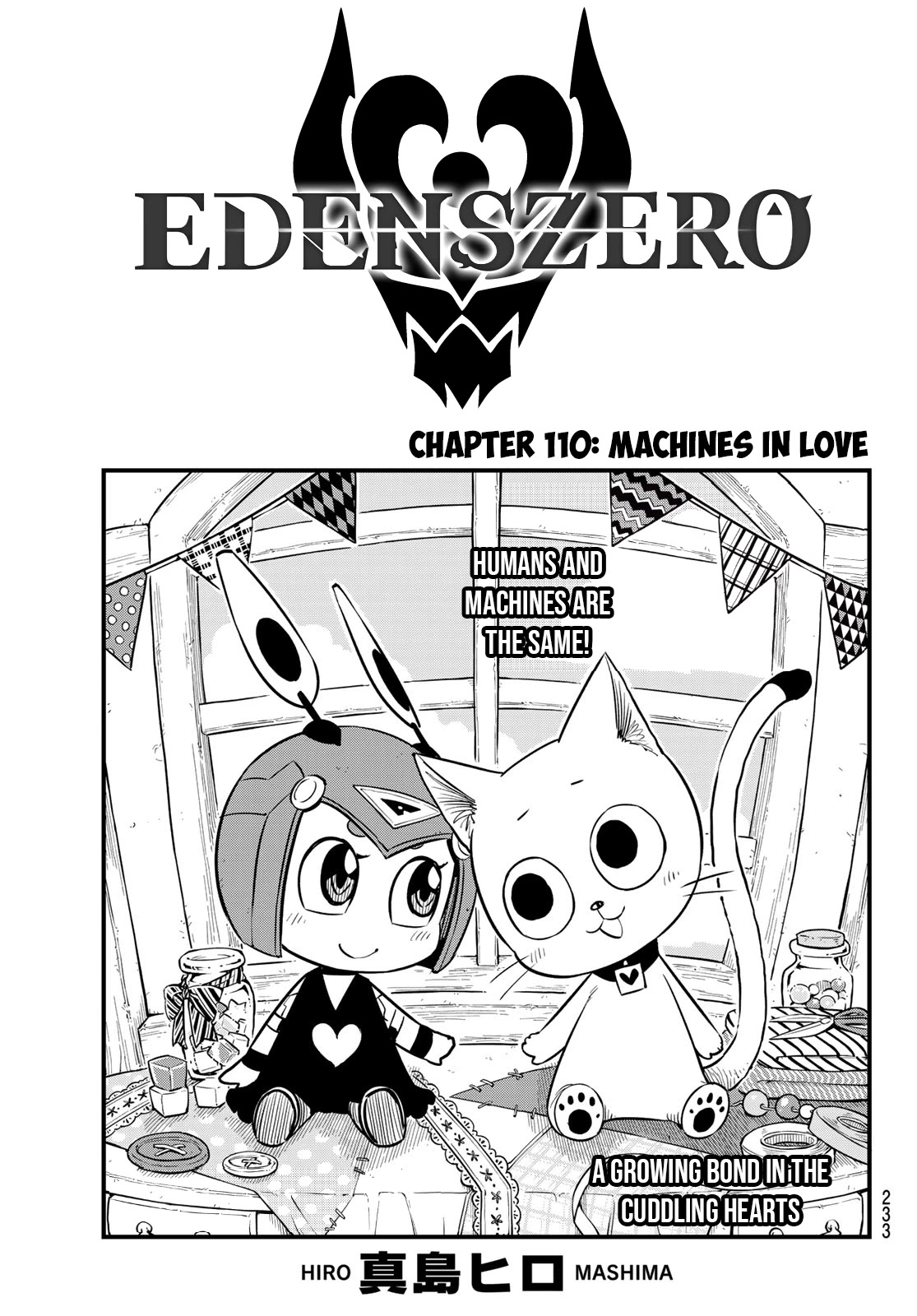 Eden's Zero Chapter 110 page 1 - Chapter 110: Machines in Love