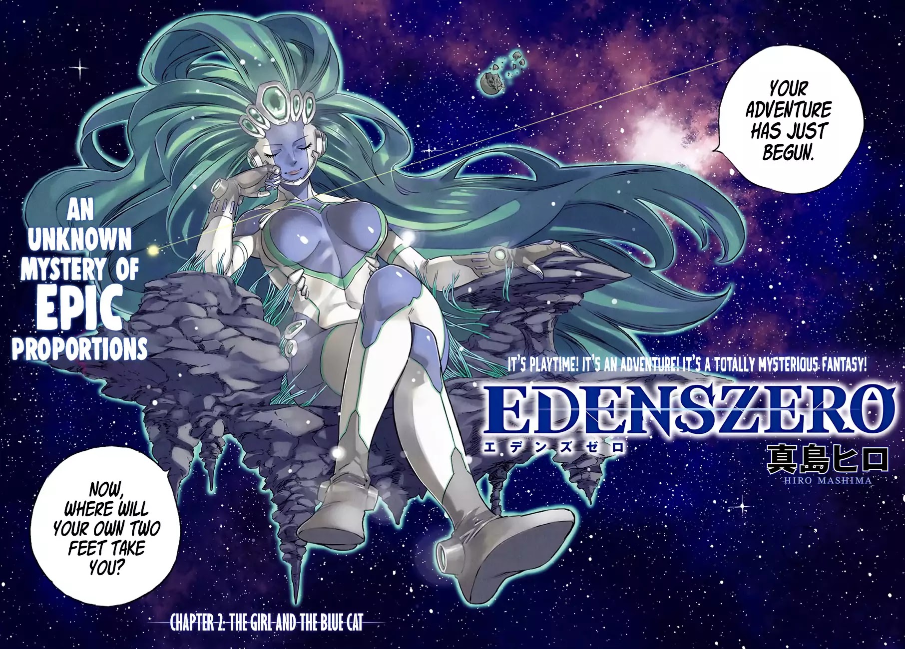 Eden's Zero Chapter 2 page 2 - Chapter 2: The Girl And The Blue Cat