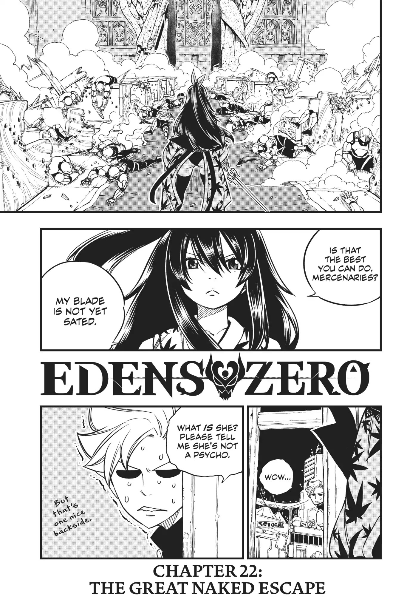 Eden's Zero Chapter 22 page 2 - Chapter 22: The Great Naked Escape
