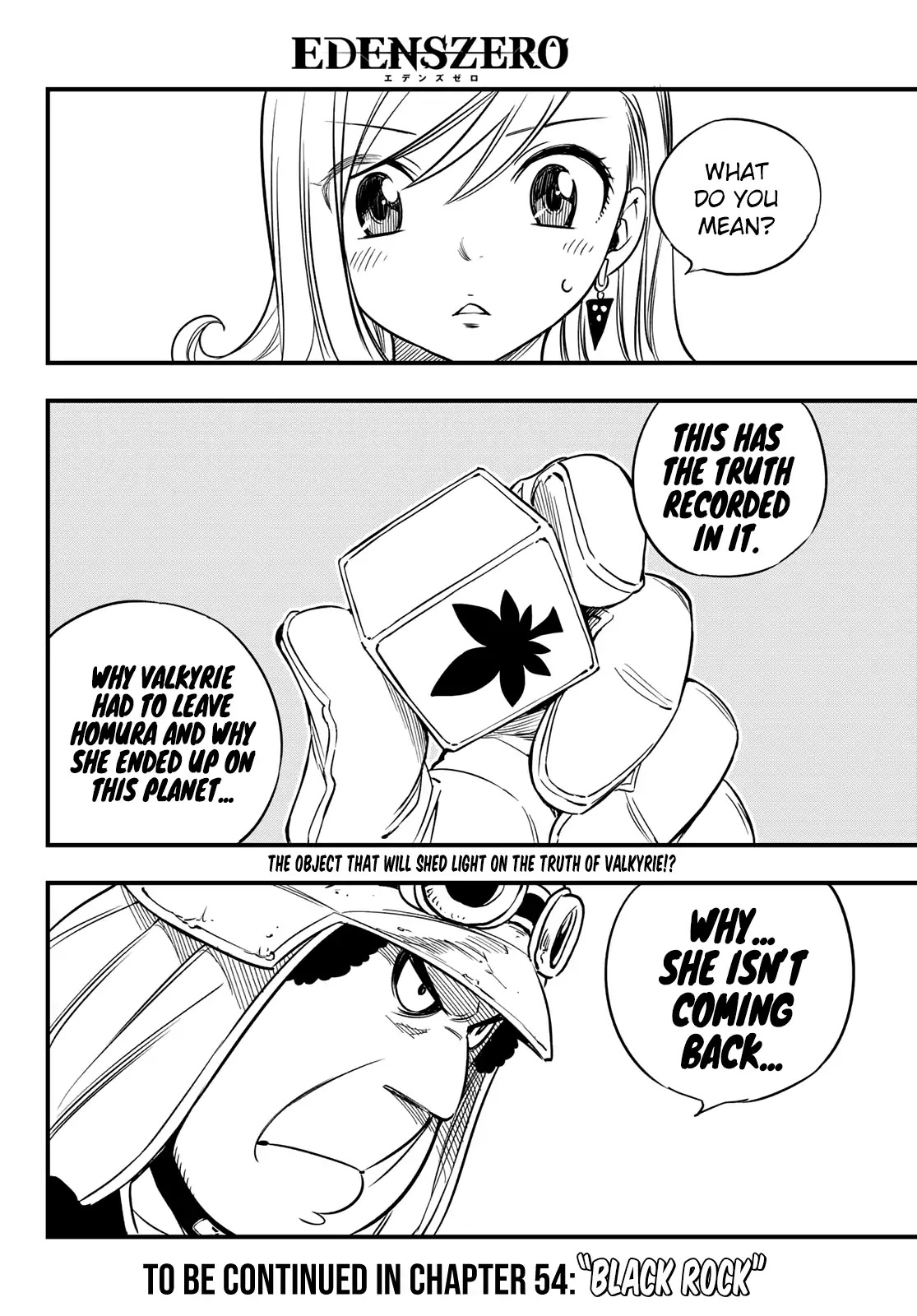 Eden's Zero Chapter 54 page 21 - Chapter 54: The Truth is in the Cube