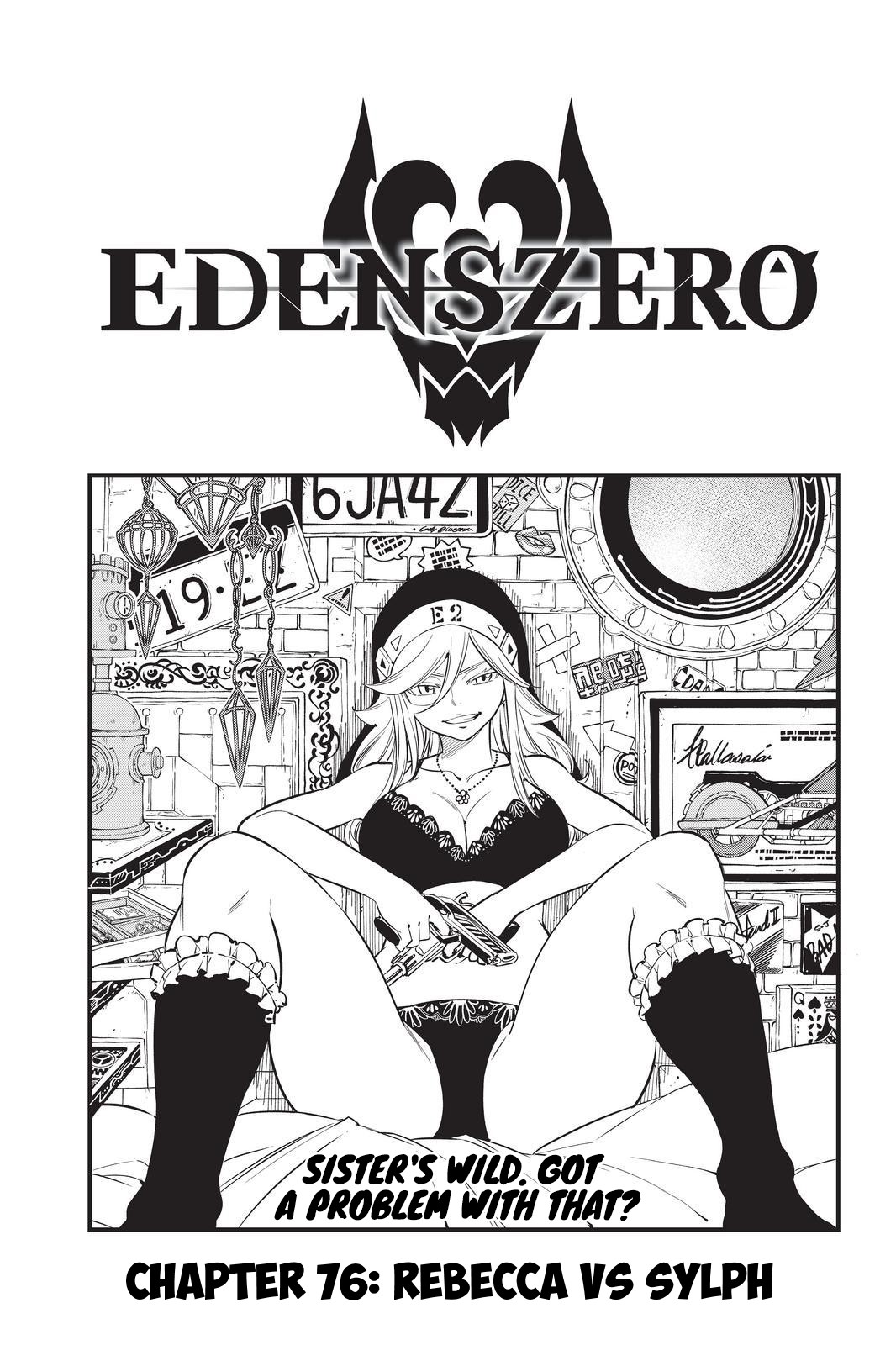 Eden's Zero Chapter 76 page 1 - Chapter 76: Rebecca vs Sylph